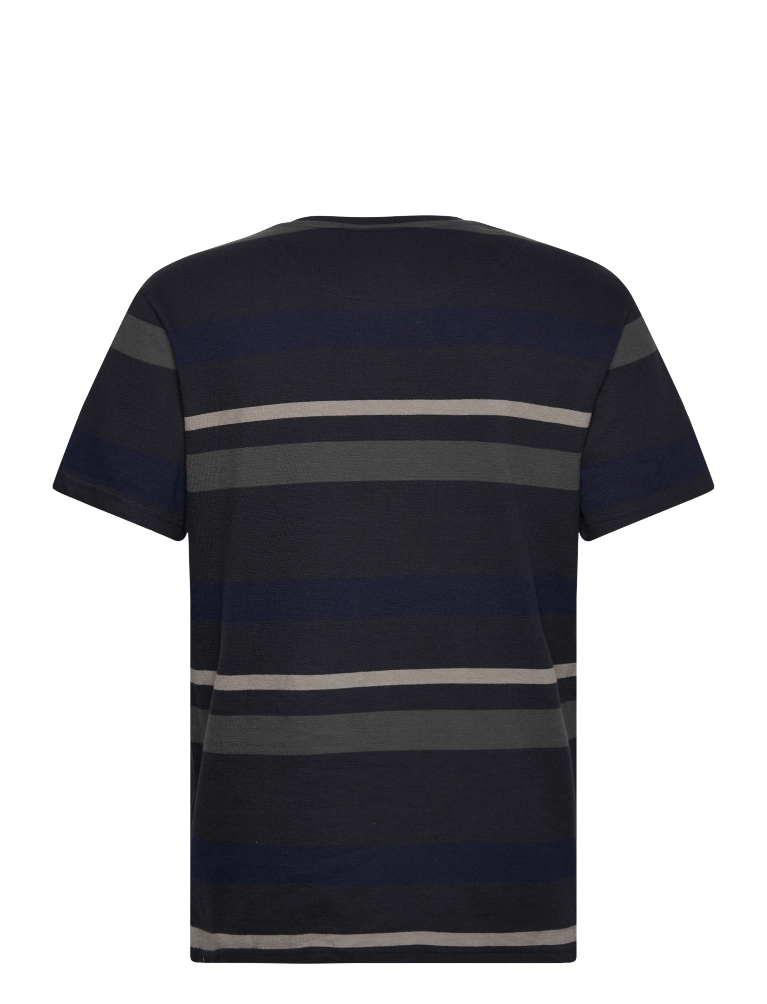 Clean Cut Copenhagen - Calton Striped Tee - dark navy stripe - 1