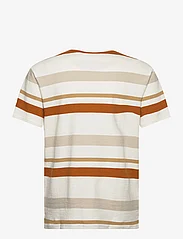 Clean Cut Copenhagen - Calton Striped Tee - short-sleeved t-shirts - ecru stripe - 2