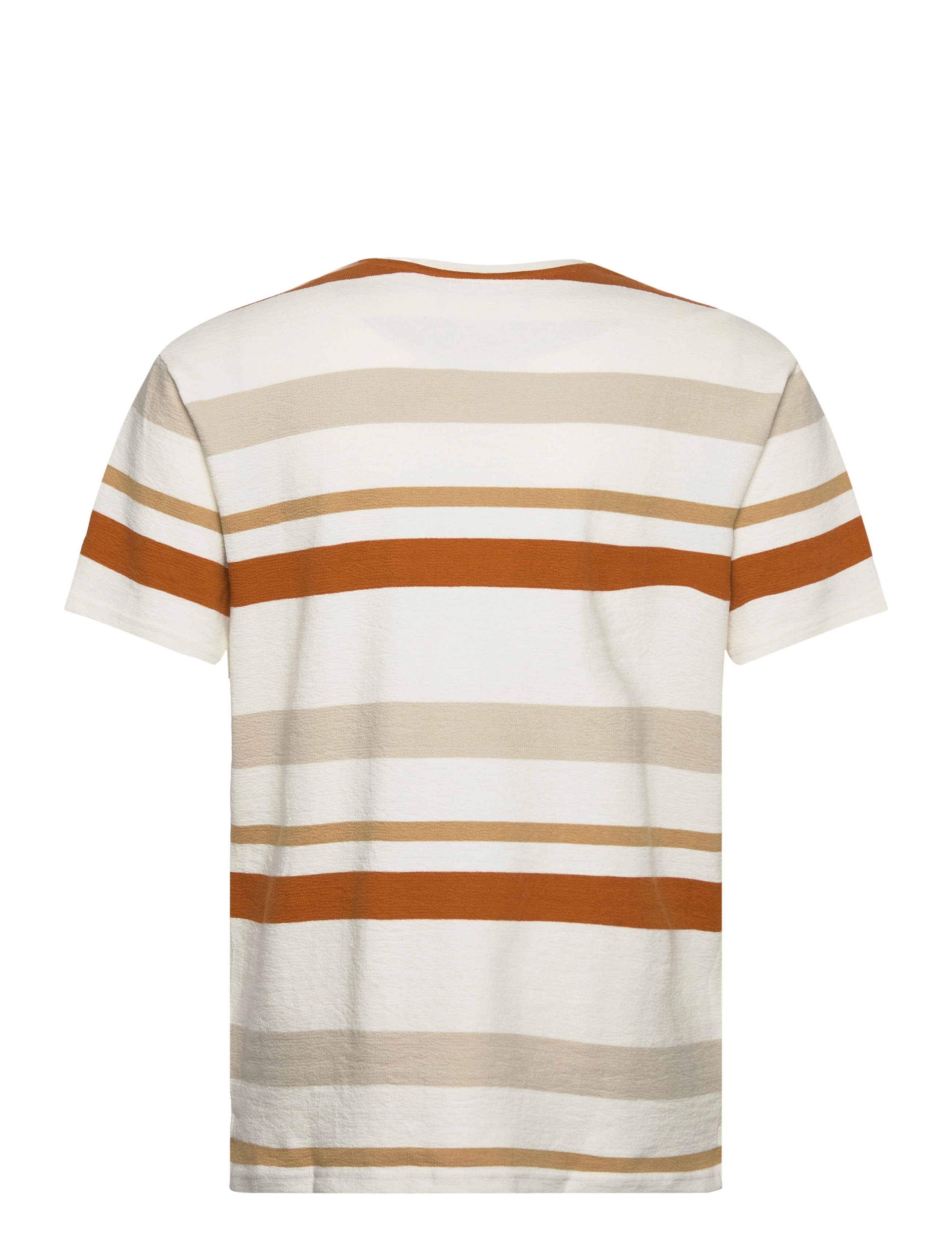 Clean Cut Copenhagen - Calton Striped Tee - ecru stripe - 2