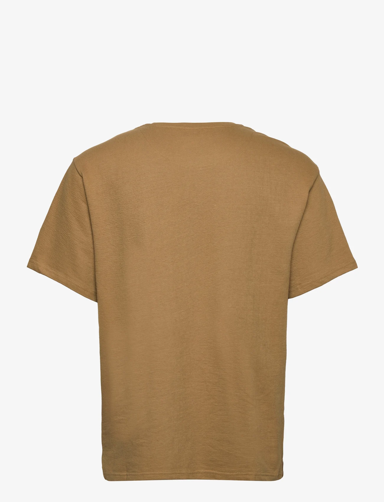 Clean Cut Copenhagen - Calton Structured Tee - basic t-shirts - dark khaki - 1