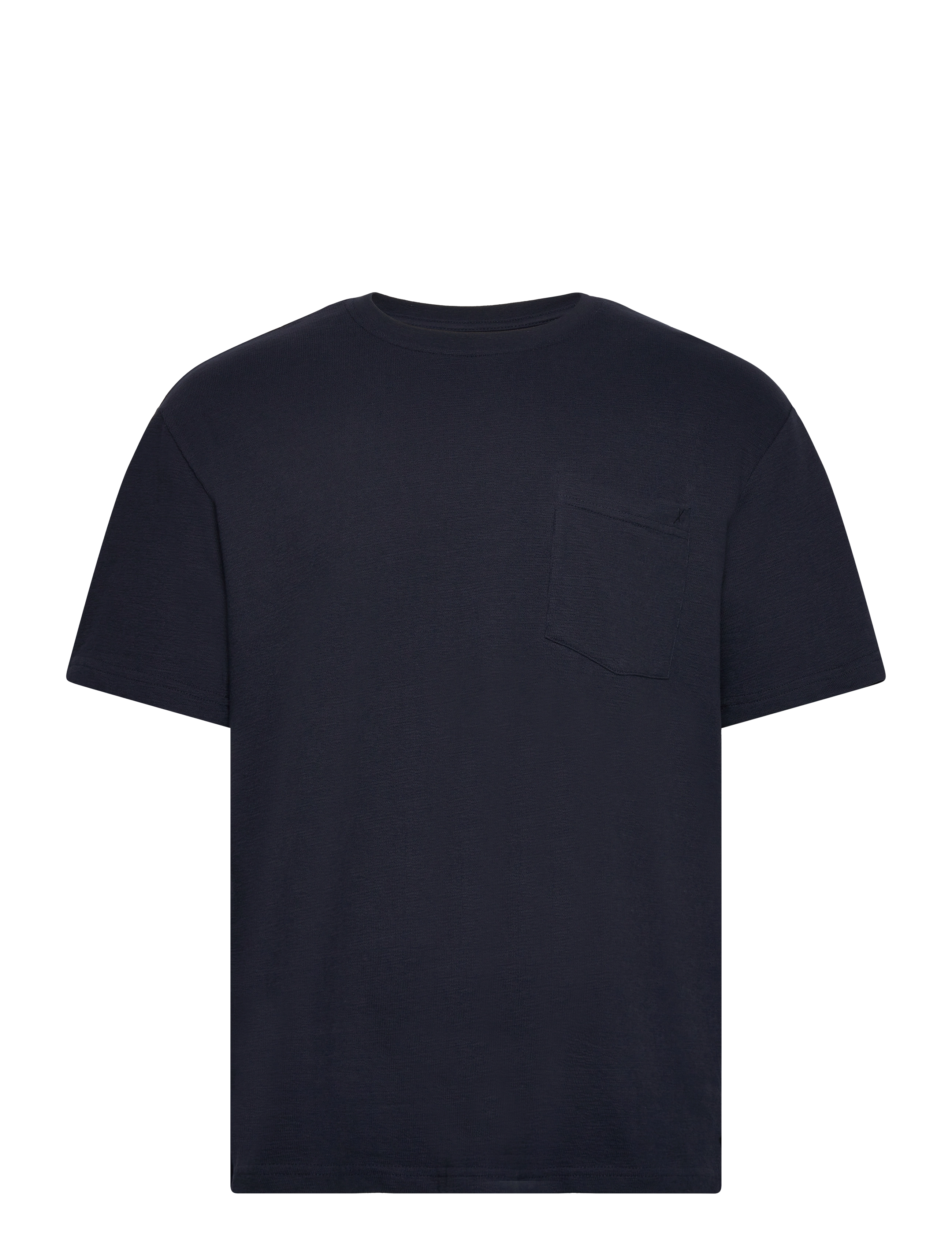 Clean Cut Copenhagen Calton Structured Tee - Tøj - DARK NAVY / navy
