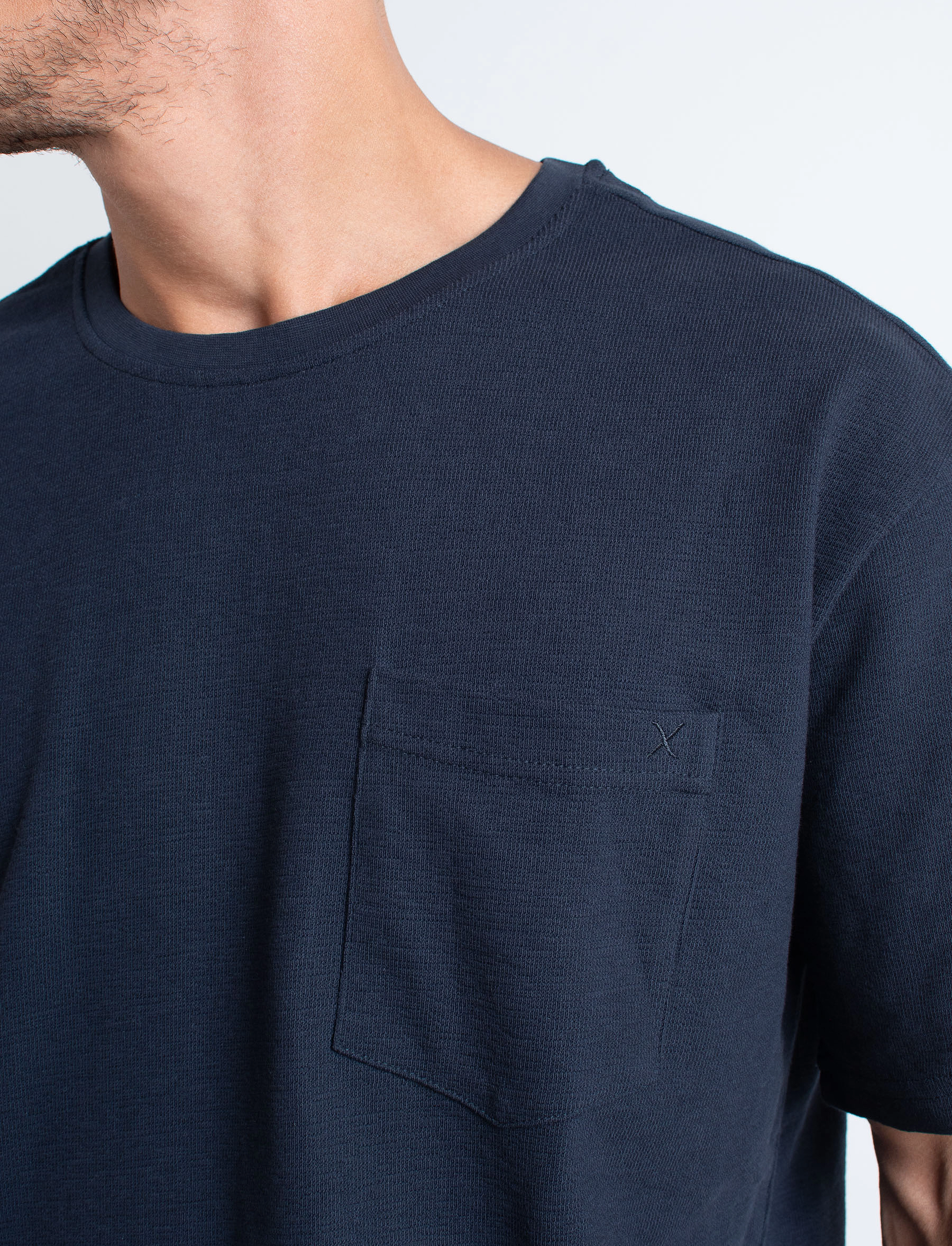 Clean Cut Copenhagen - Calton Structured Tee - laveste priser - dark navy - 3