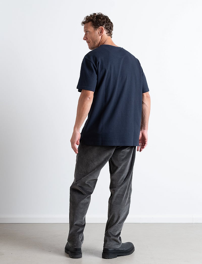 Clean Cut Copenhagen - Calton Structured Tee - kurzärmelig - dark navy - 5