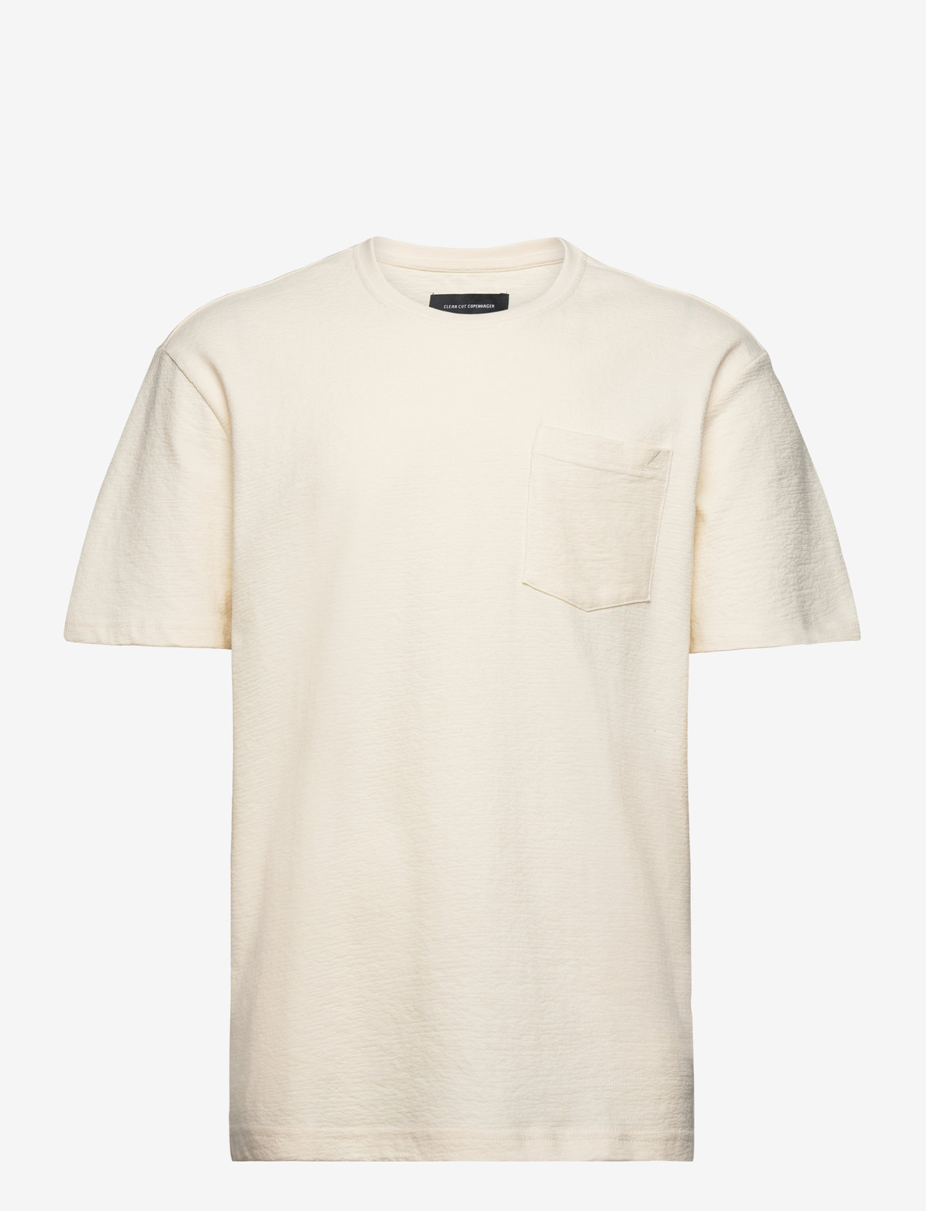 Clean Cut Copenhagen - Calton Structured Tee - marškinėliai trumpomis rankovėmis - ecru - 1