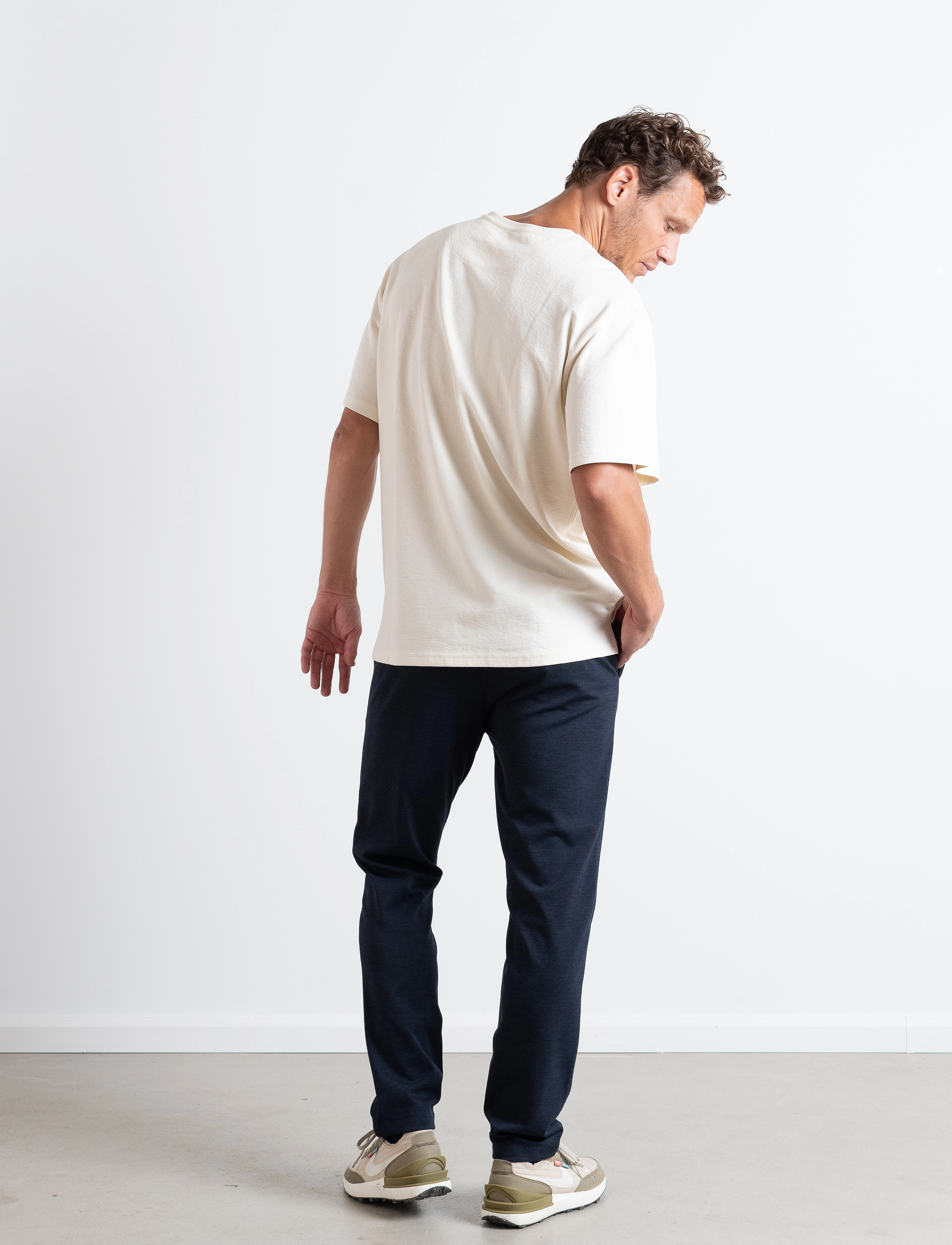 Clean Cut Copenhagen - Calton Structured Tee - kortärmade t-shirts - ecru - 3
