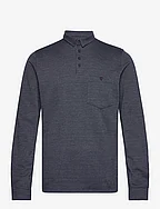 Andy XO Stretch Polo LS - NAVY MIX