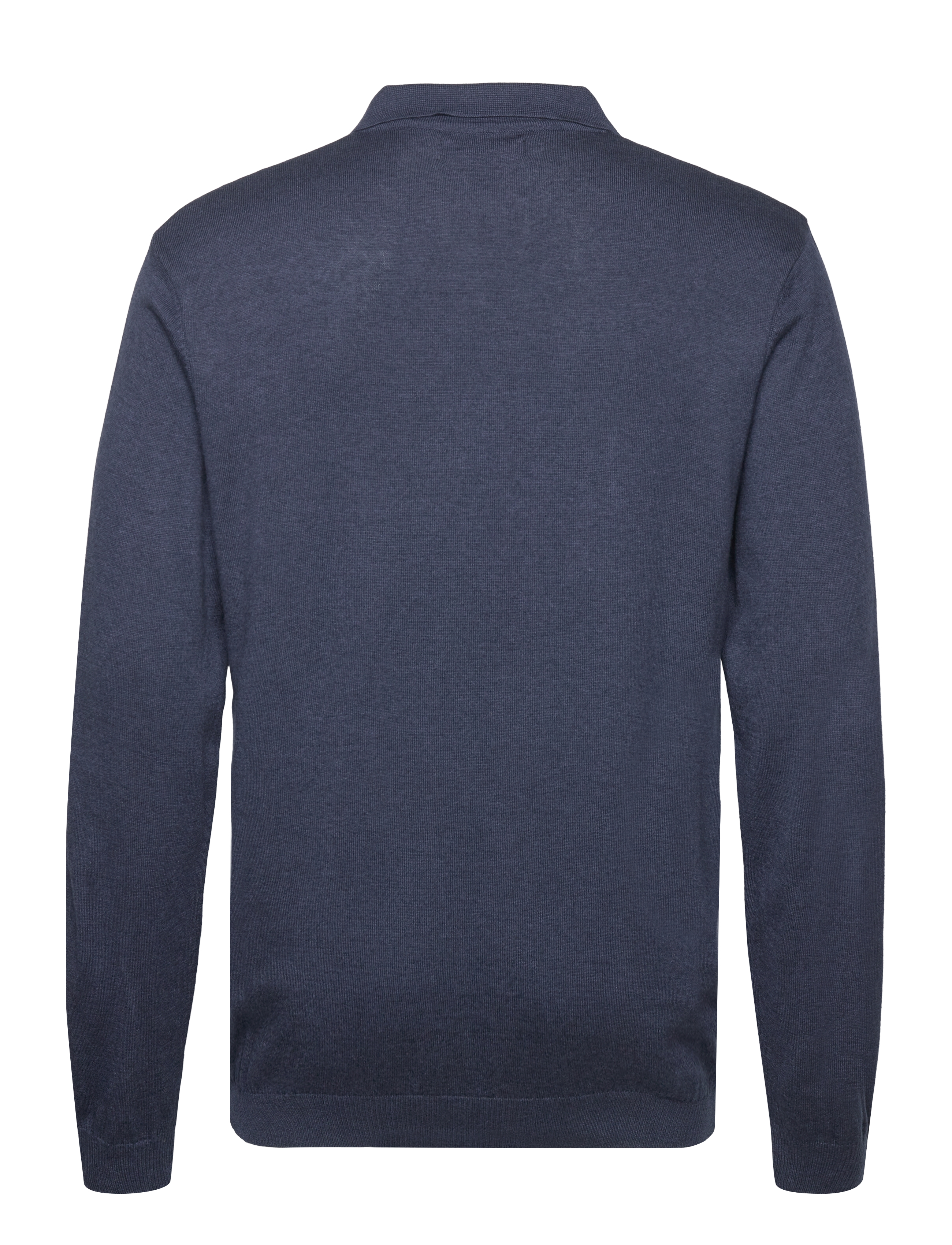 Clean Cut Copenhagen - Niel XO Polo LS - navy melange - 1