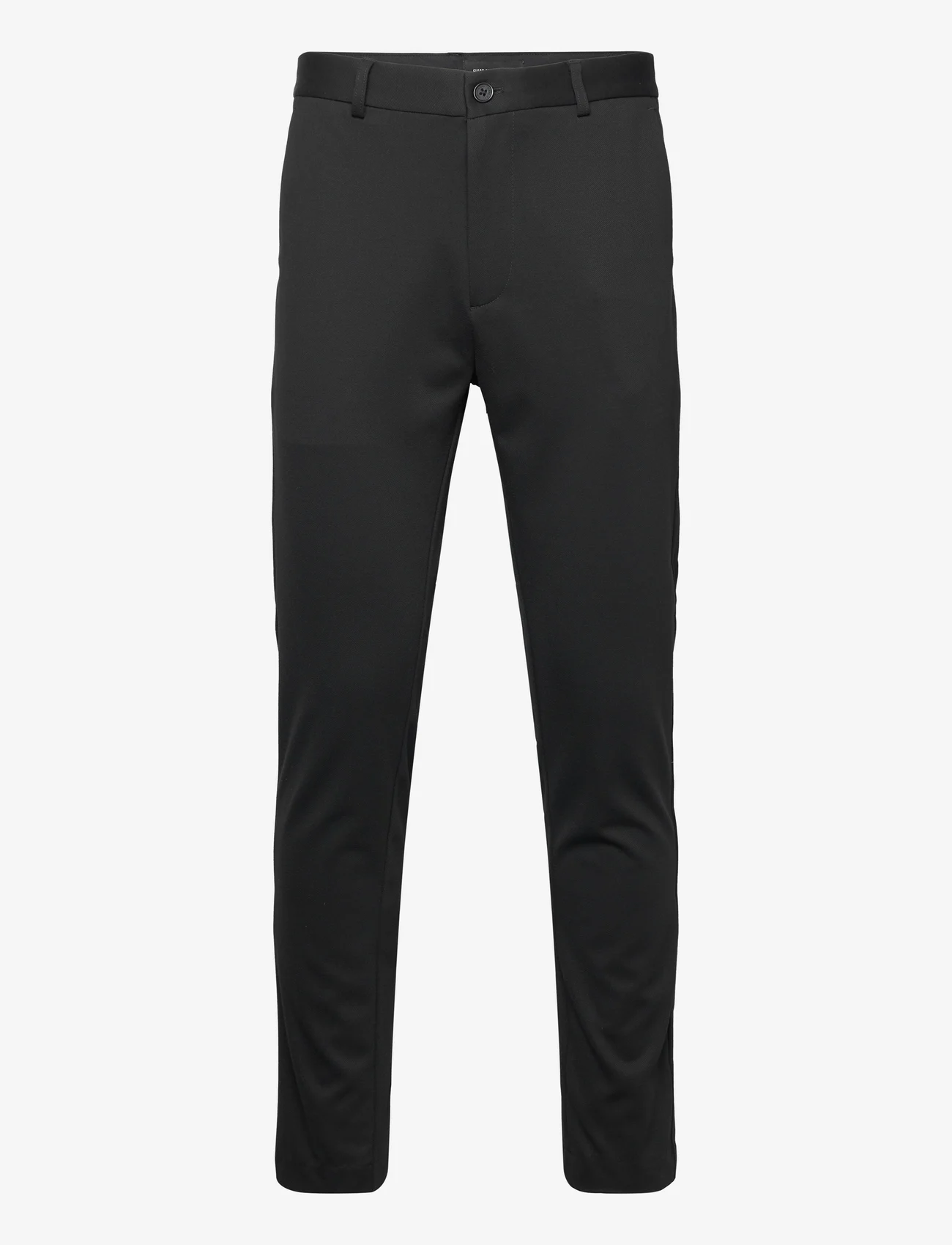 Clean Cut Copenhagen - Milano Brendon Jersey Pants - chinos - black - 0