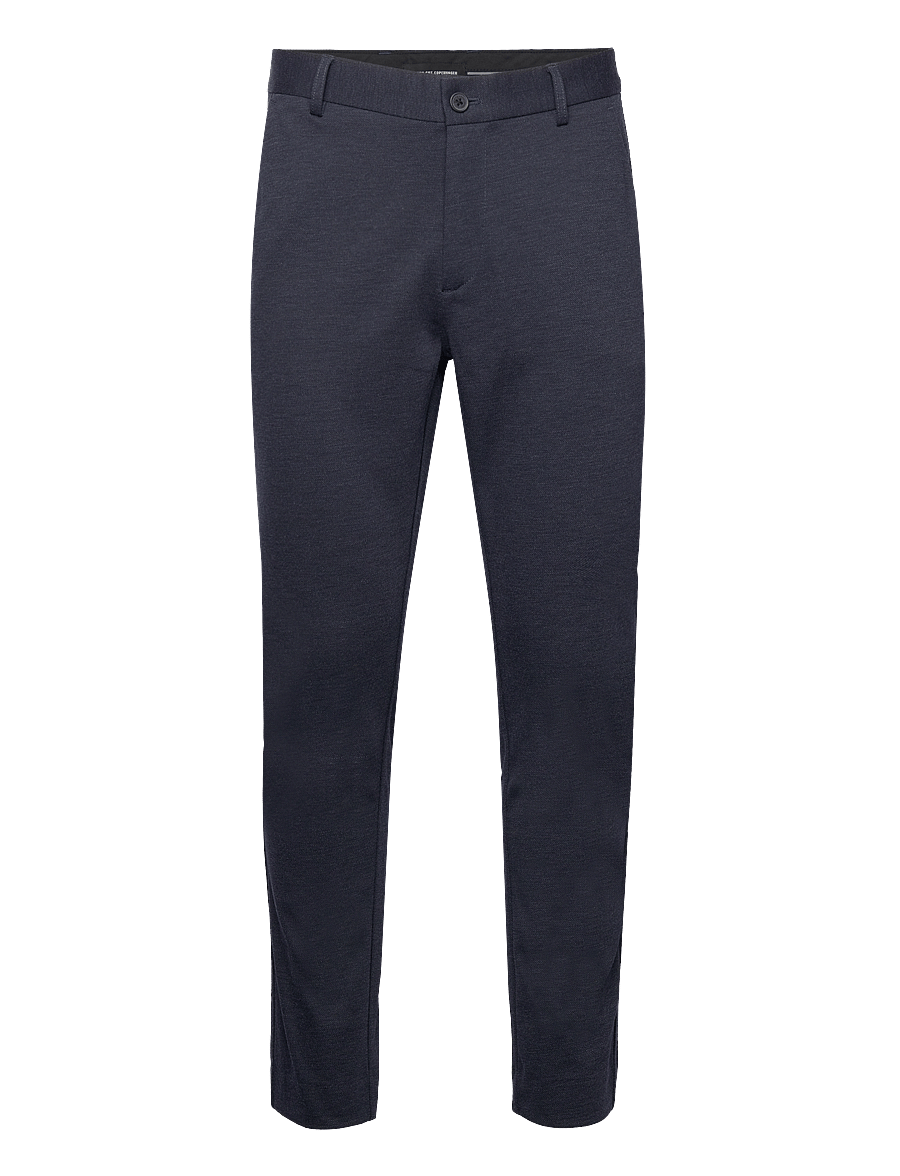 Clean Cut Copenhagen - Milano Brendon Jersey Pants - chinos - navy - 0