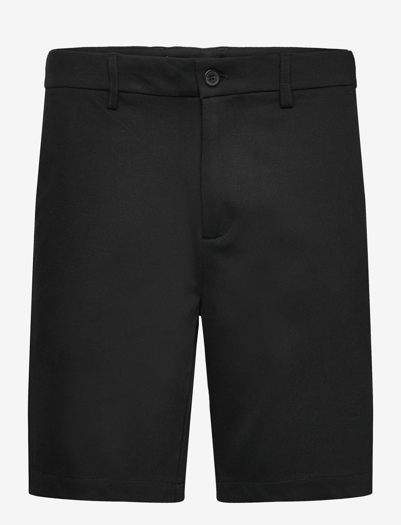 Clean Cut Copenhagen - Milano Brendon Jersey Shorts - chino lühikesed püksid - black - 1