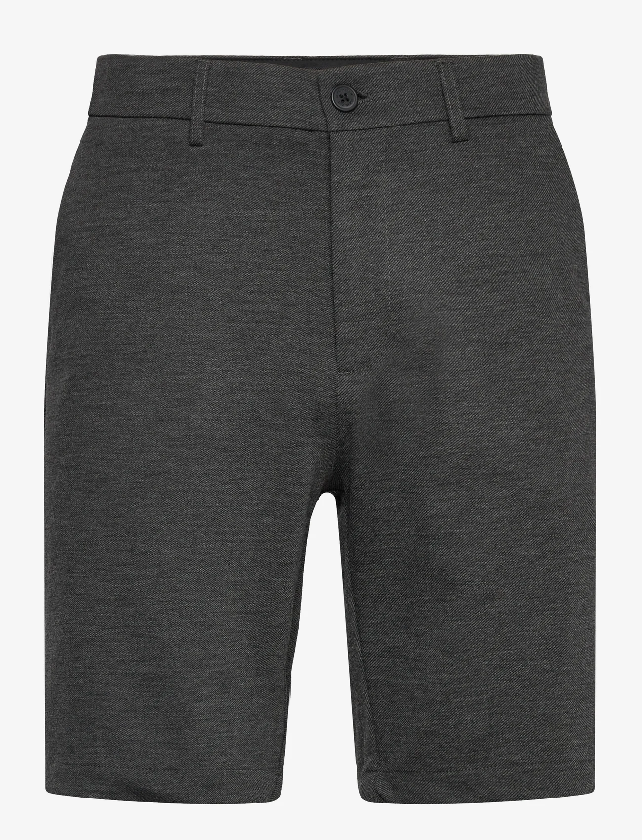 Clean Cut Copenhagen - Milano Brendon Jersey Shorts - chino shorts - dark grey - 1