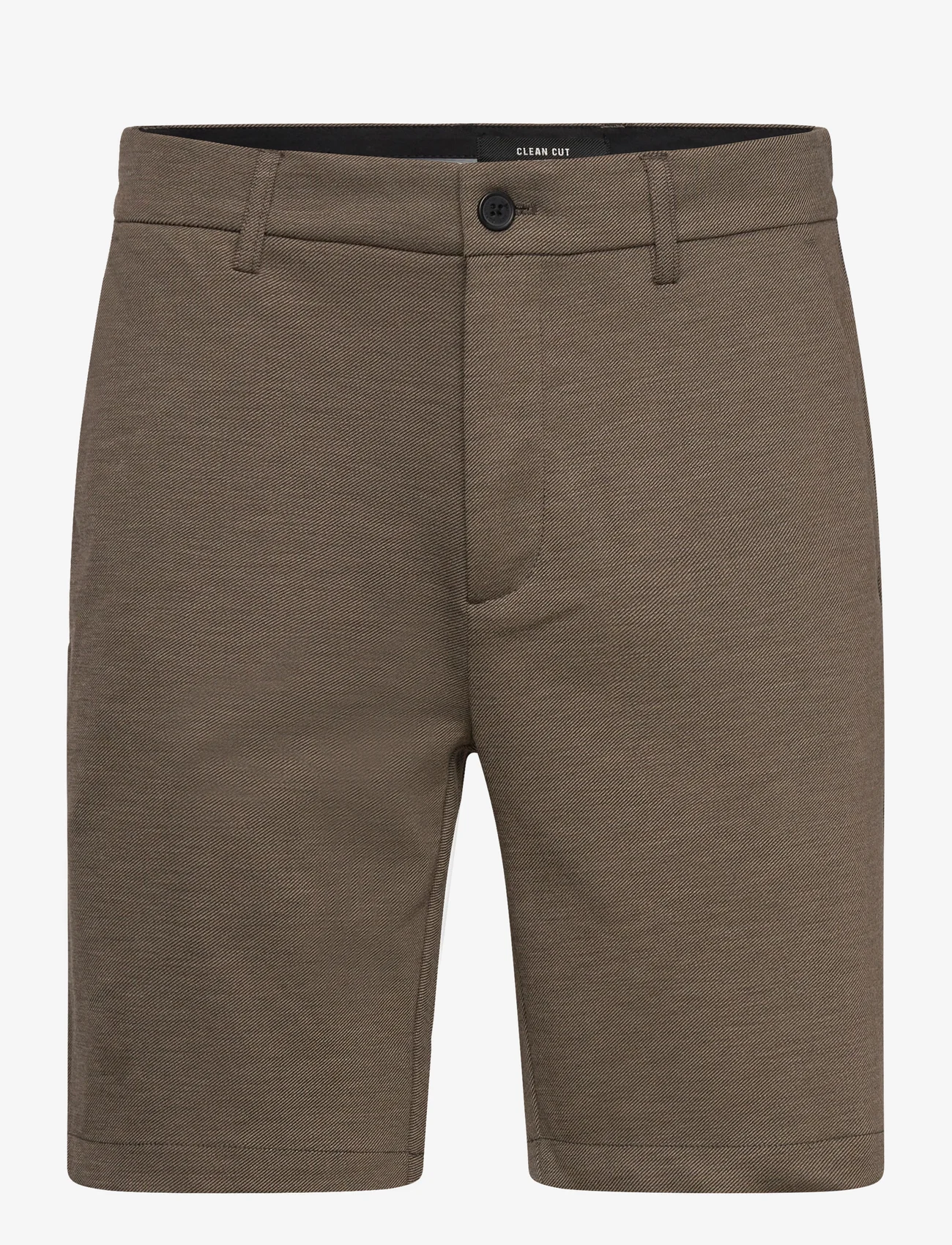 Clean Cut Copenhagen - Milano Brendon Jersey Shorts - spodenki chinos - dark khaki - 1
