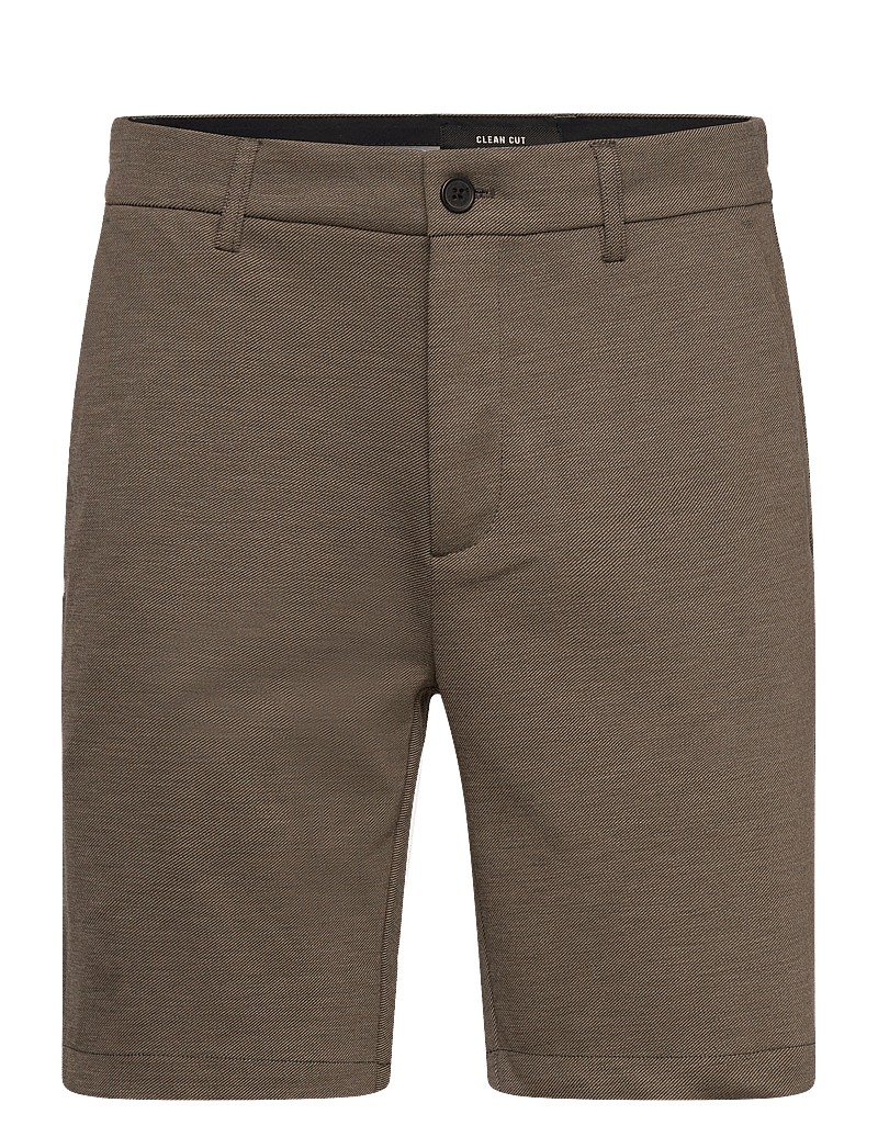 Clean Cut Copenhagen - Milano Brendon Jersey Shorts - chinos shorts - dark khaki - 1