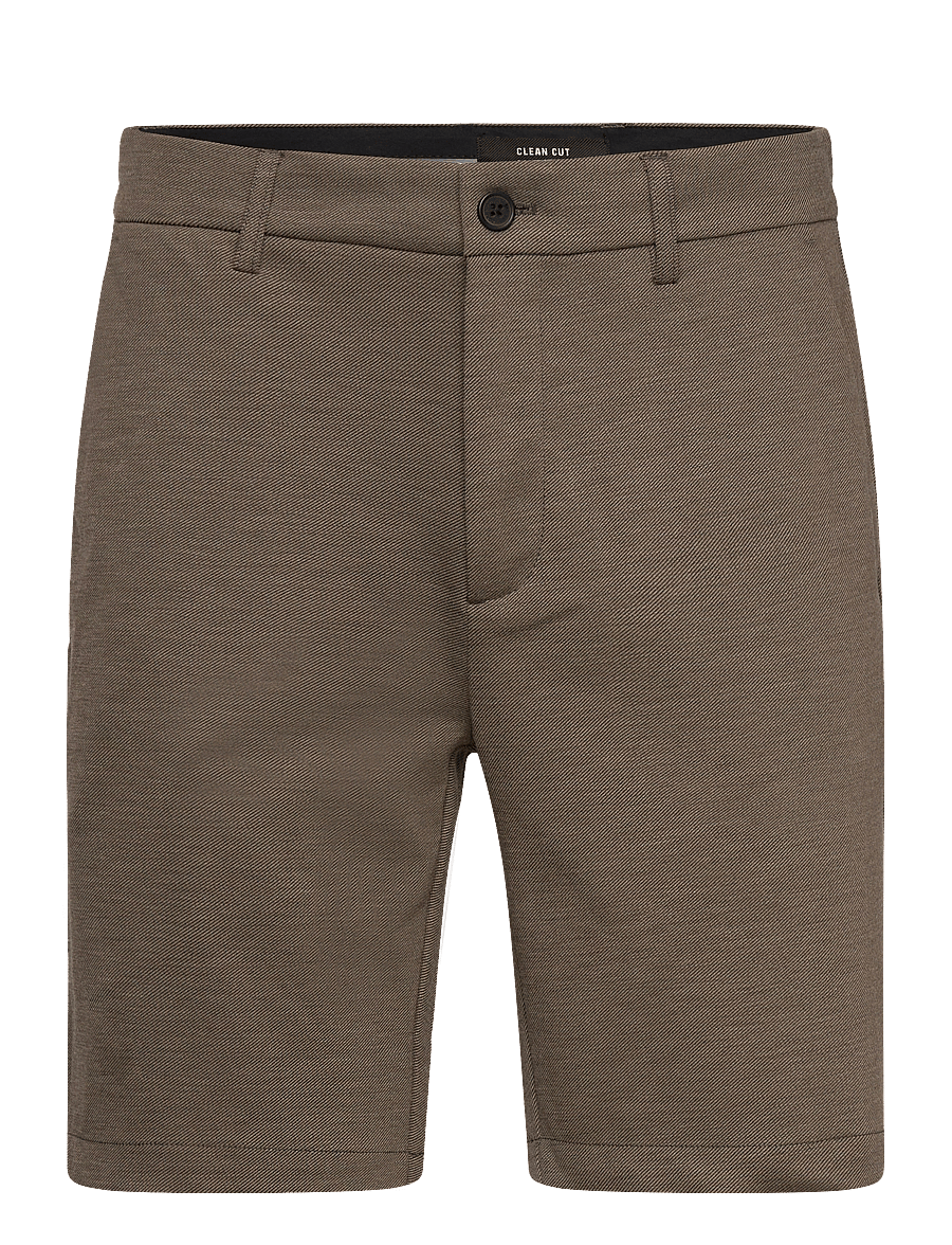Clean Cut Copenhagen - Milano Brendon Jersey Shorts - chinos shorts - dark khaki - 1