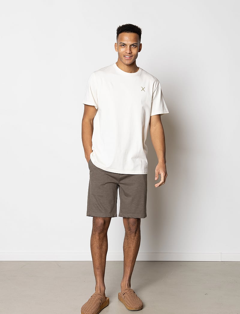 Clean Cut Copenhagen - Milano Brendon Jersey Shorts - chinos shorts - dark khaki - 4