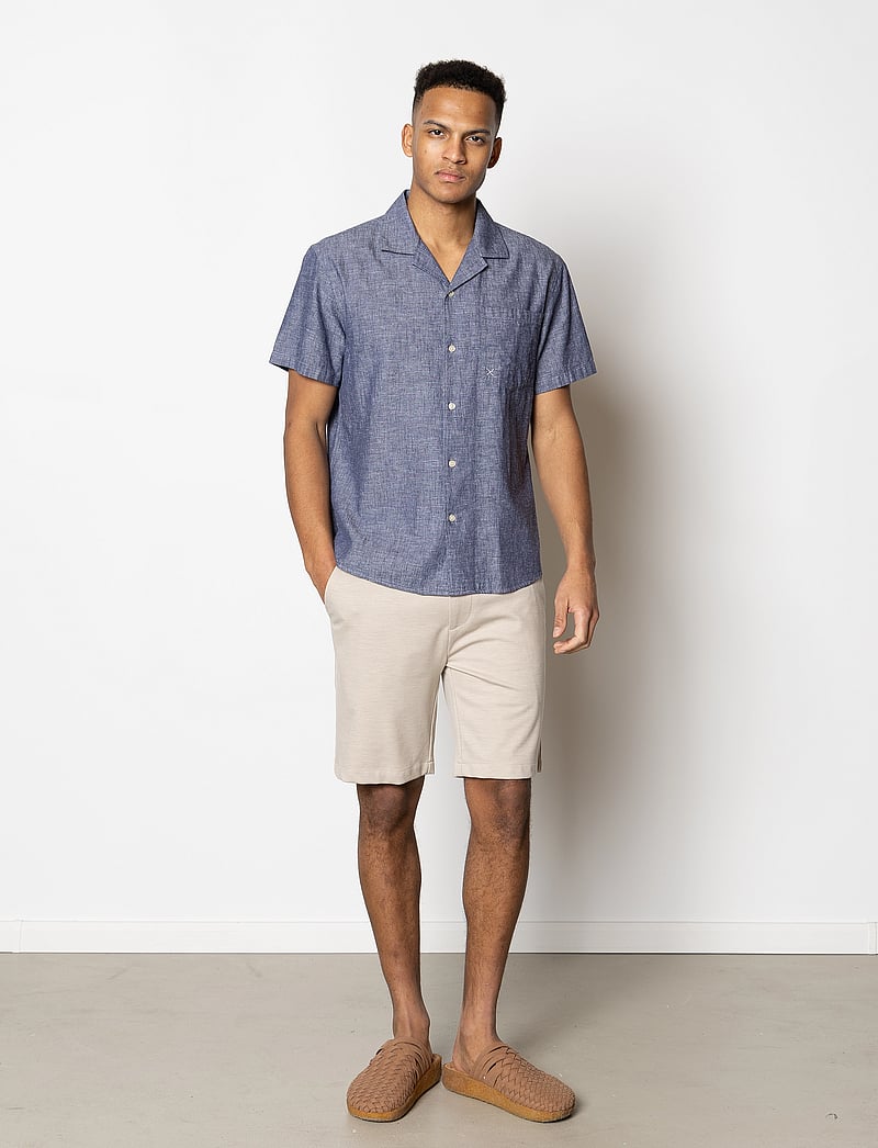 Clean Cut Copenhagen - Milano Brendon Jersey Shorts - chinos shorts - ecru - 4