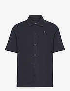 Calton Structured Shirt S/S - DARK NAVY