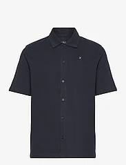 Clean Cut Copenhagen - Calton Structured Shirt S/S - lühikeste varrukatega polod - dark navy - 0