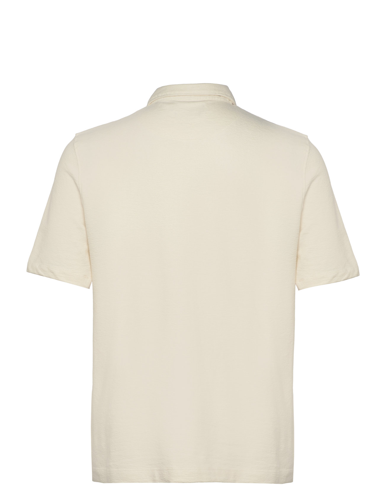 Clean Cut Copenhagen - Calton Structured Shirt S/S - kurzarmhemden - ecru - 2