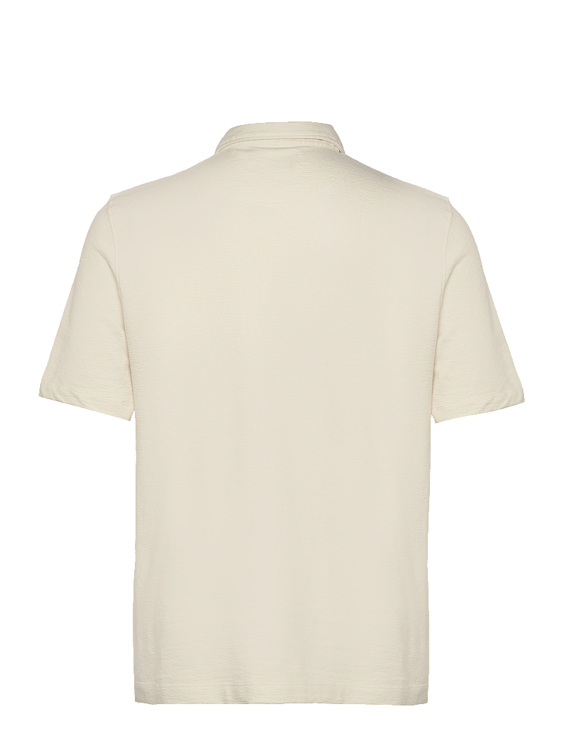 Clean Cut Copenhagen - Calton Structured Shirt S/S - kurzarmhemden - ecru - 2