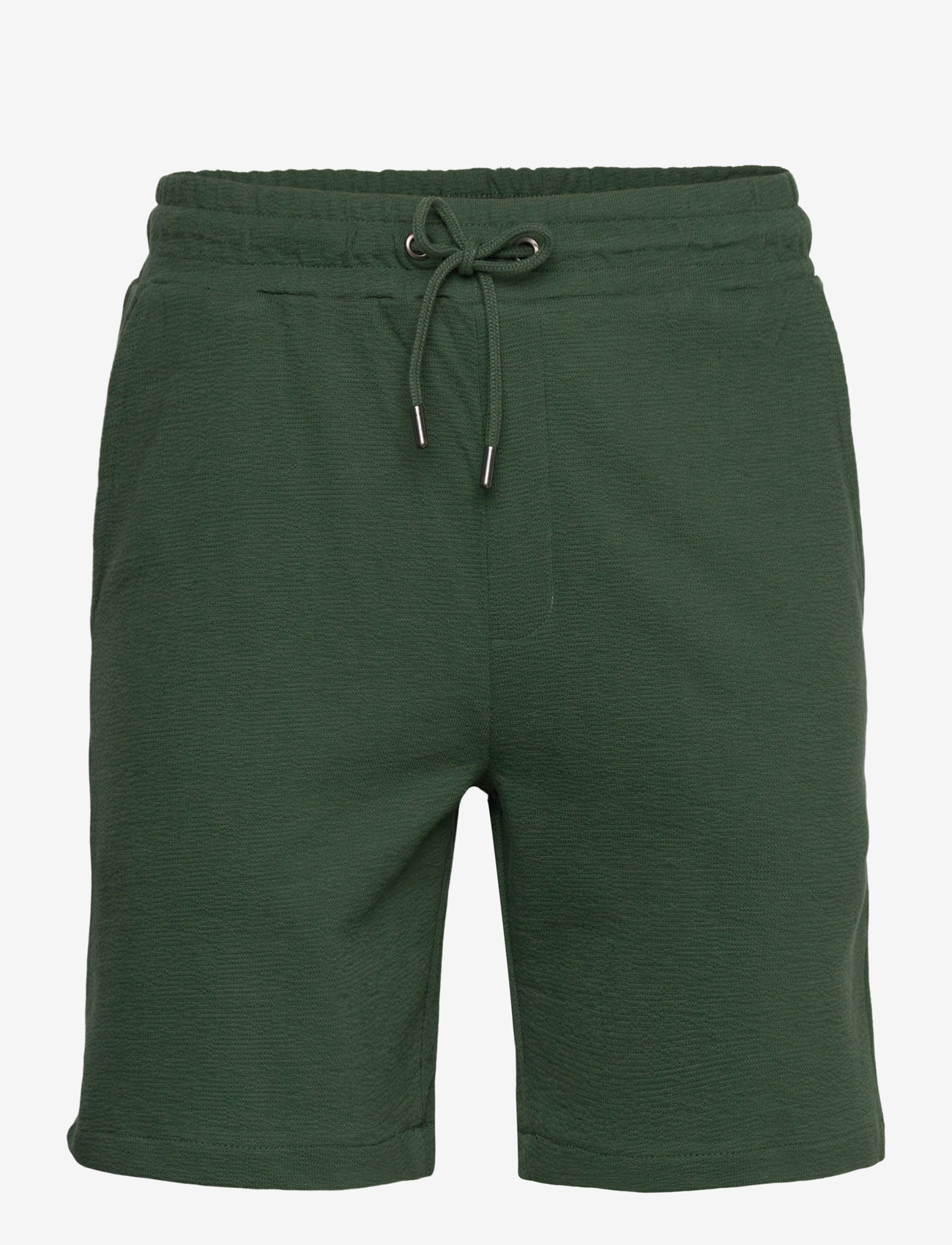Clean Cut Copenhagen - Calton Structured Shorts - sweat shorts - dark green - 0