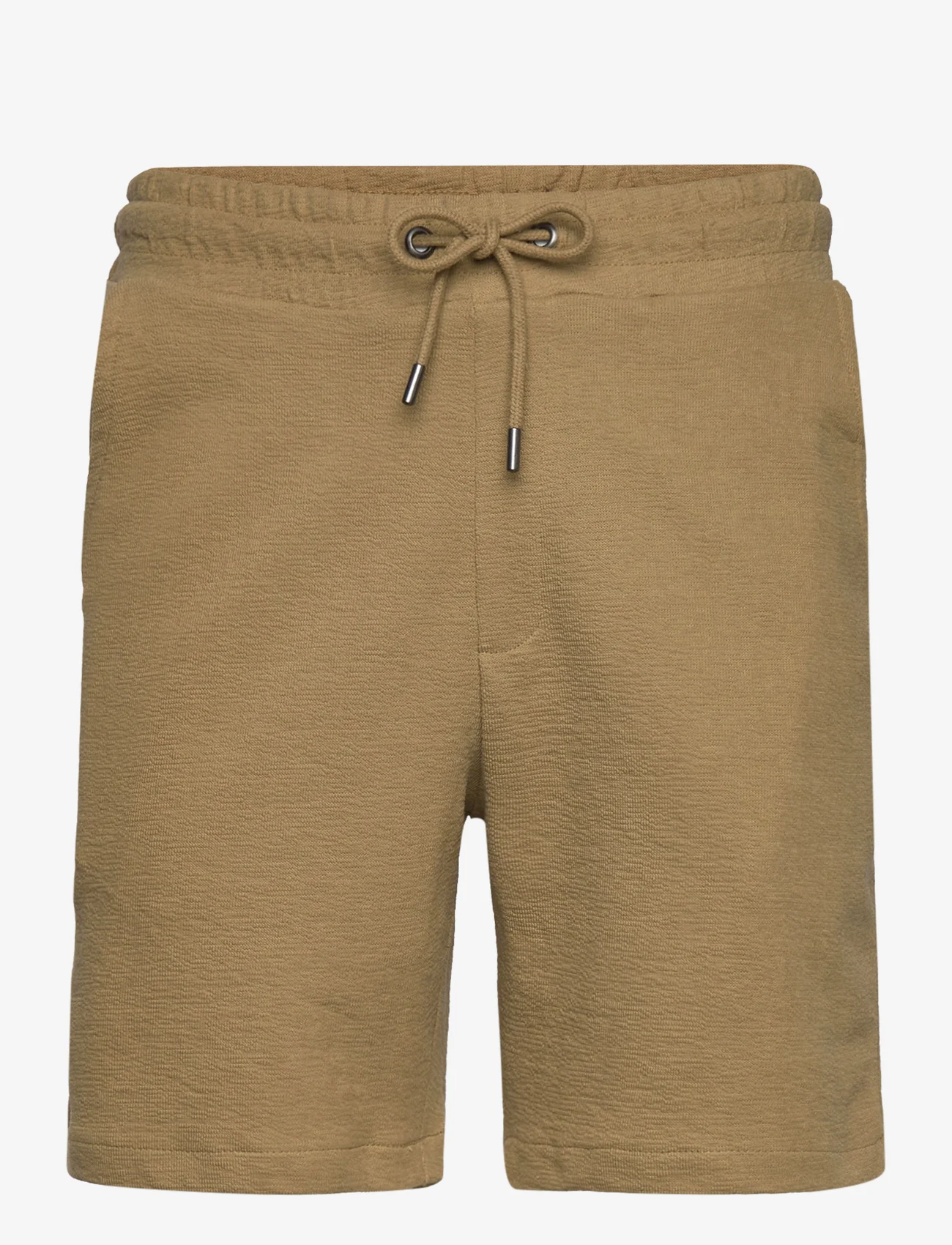 Clean Cut Copenhagen - Calton Structured Shorts - laveste priser - dark khaki - 0