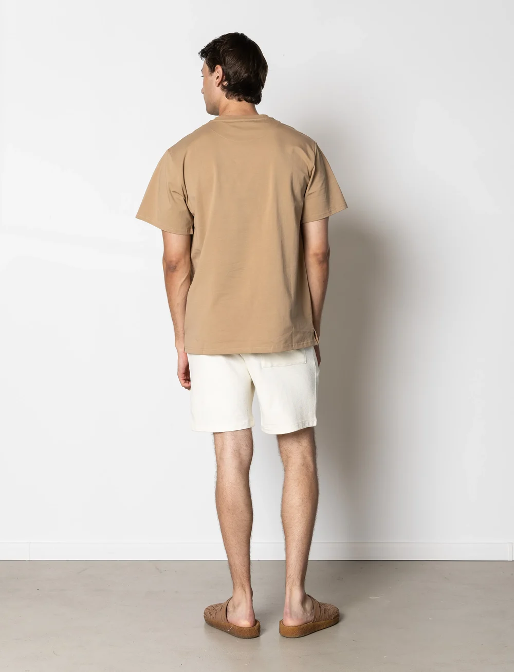 Clean Cut Copenhagen - Calton Structured Shorts - sweatshorts - ecru - 5