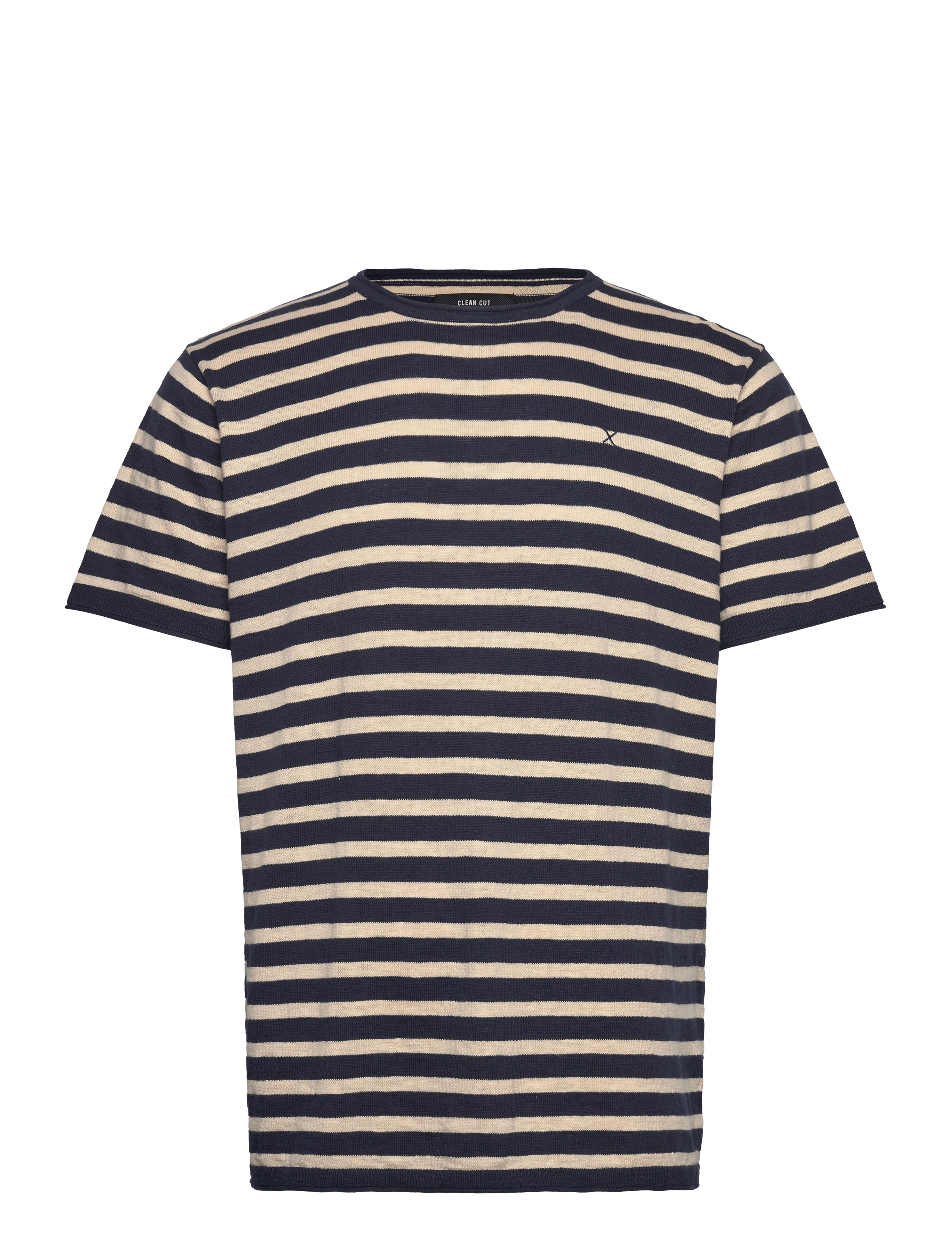 NAVY/ECRU STRIPED