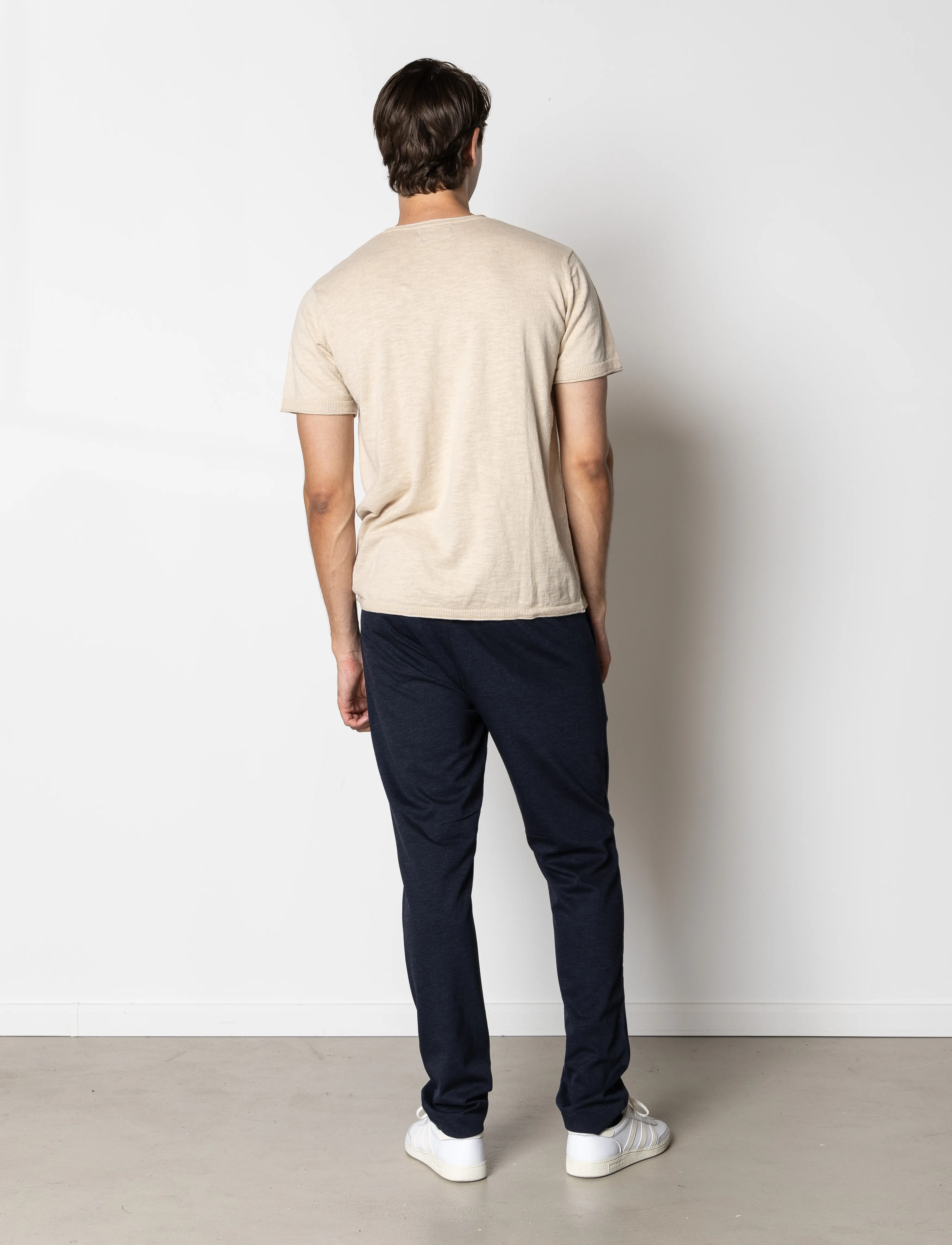 Clean Cut Copenhagen - Thomas knitted t-shirt - ecru - 5