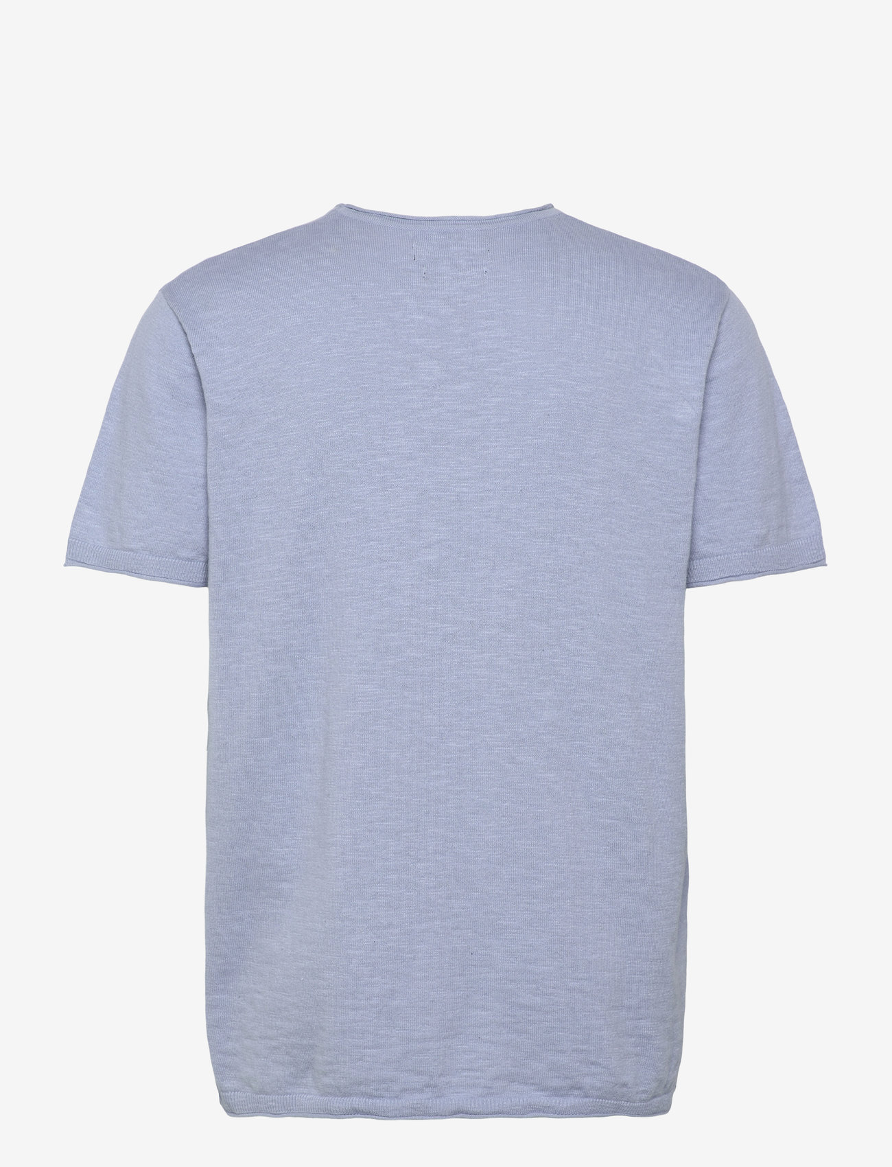 Clean Cut Copenhagen - Thomas knitted t-shirt - kurzärmelig - light blue - 2
