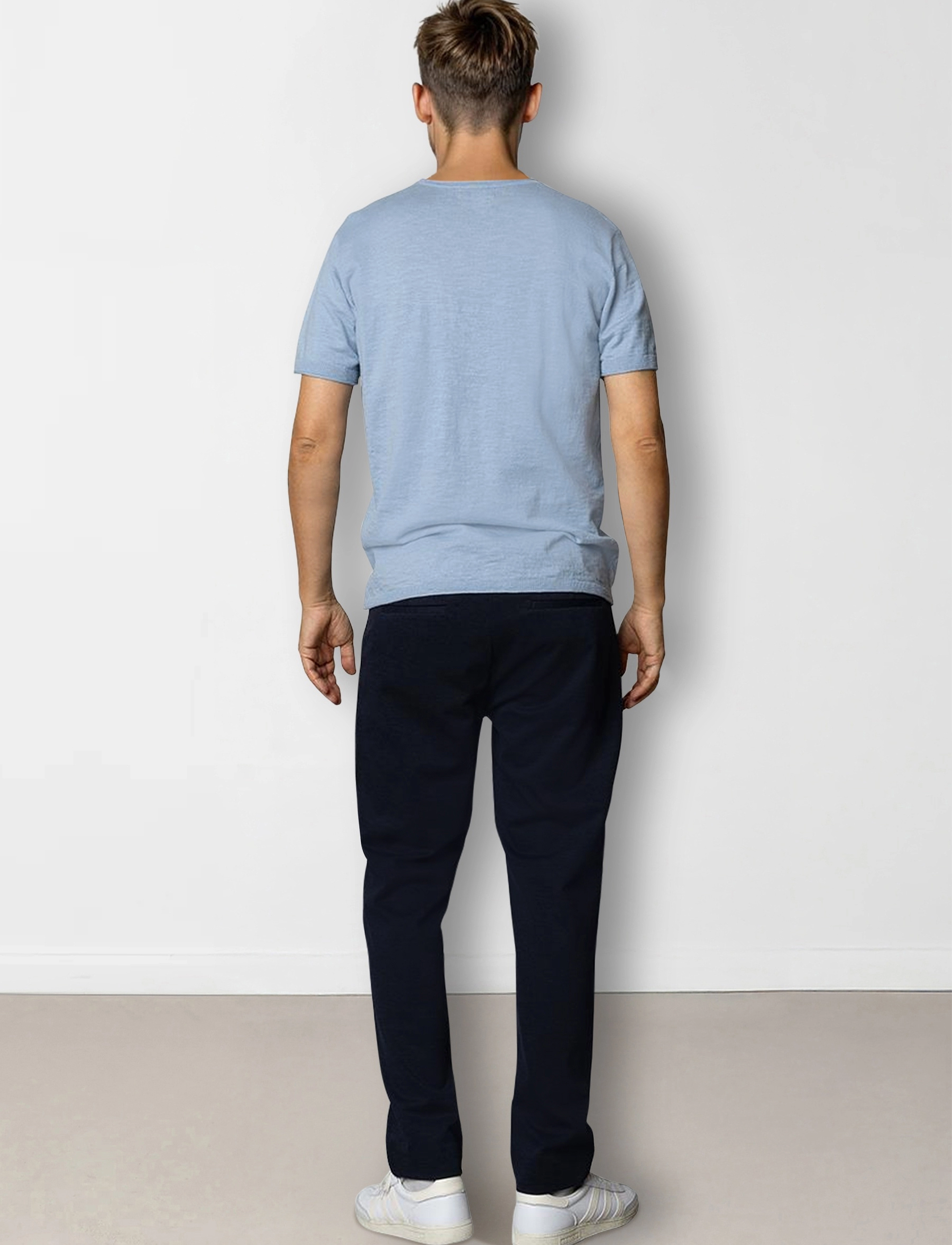 Clean Cut Copenhagen - Thomas knitted t-shirt - light blue - 5