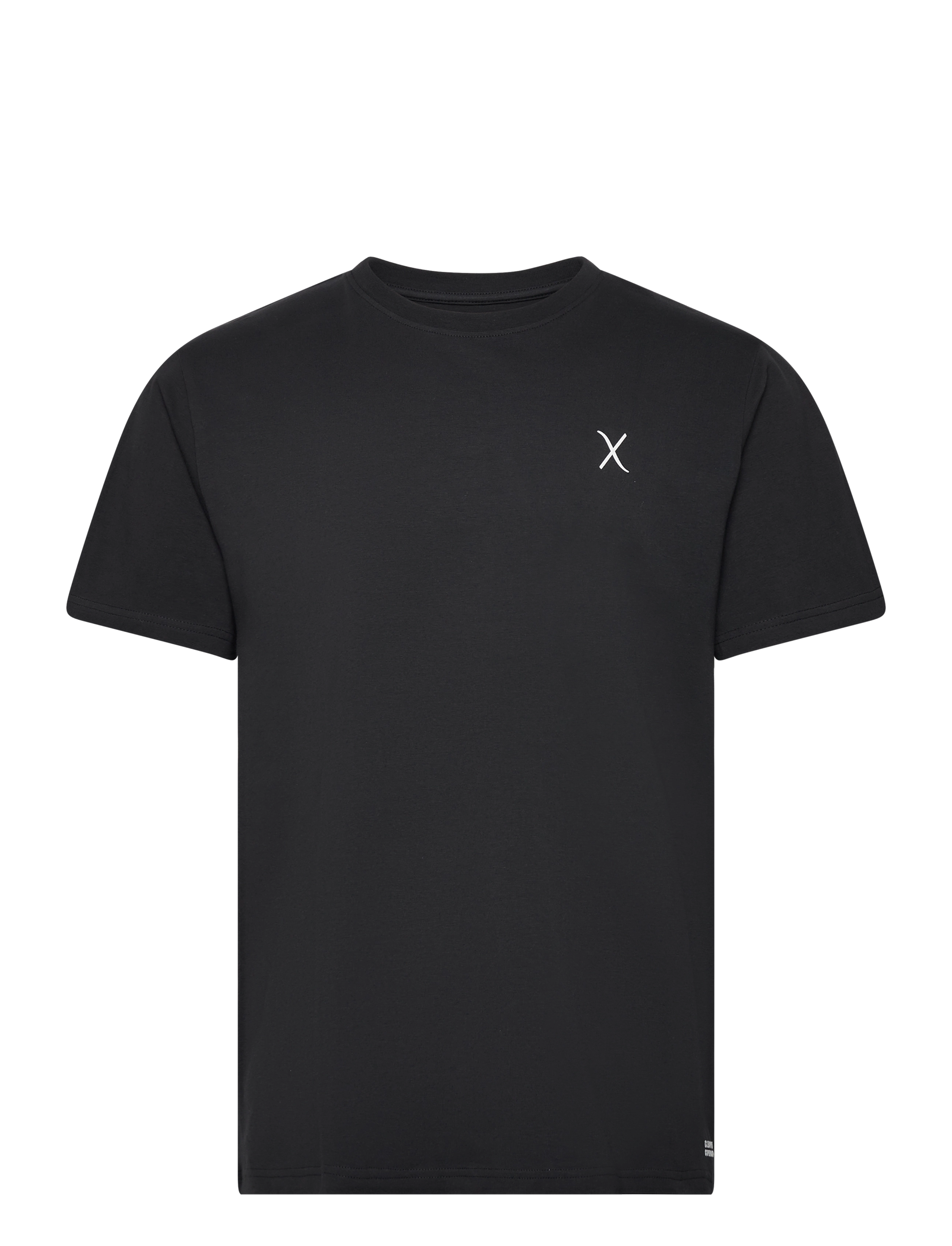 Clean Cut Copenhagen - Cross Logo Organic Tee - black - 1