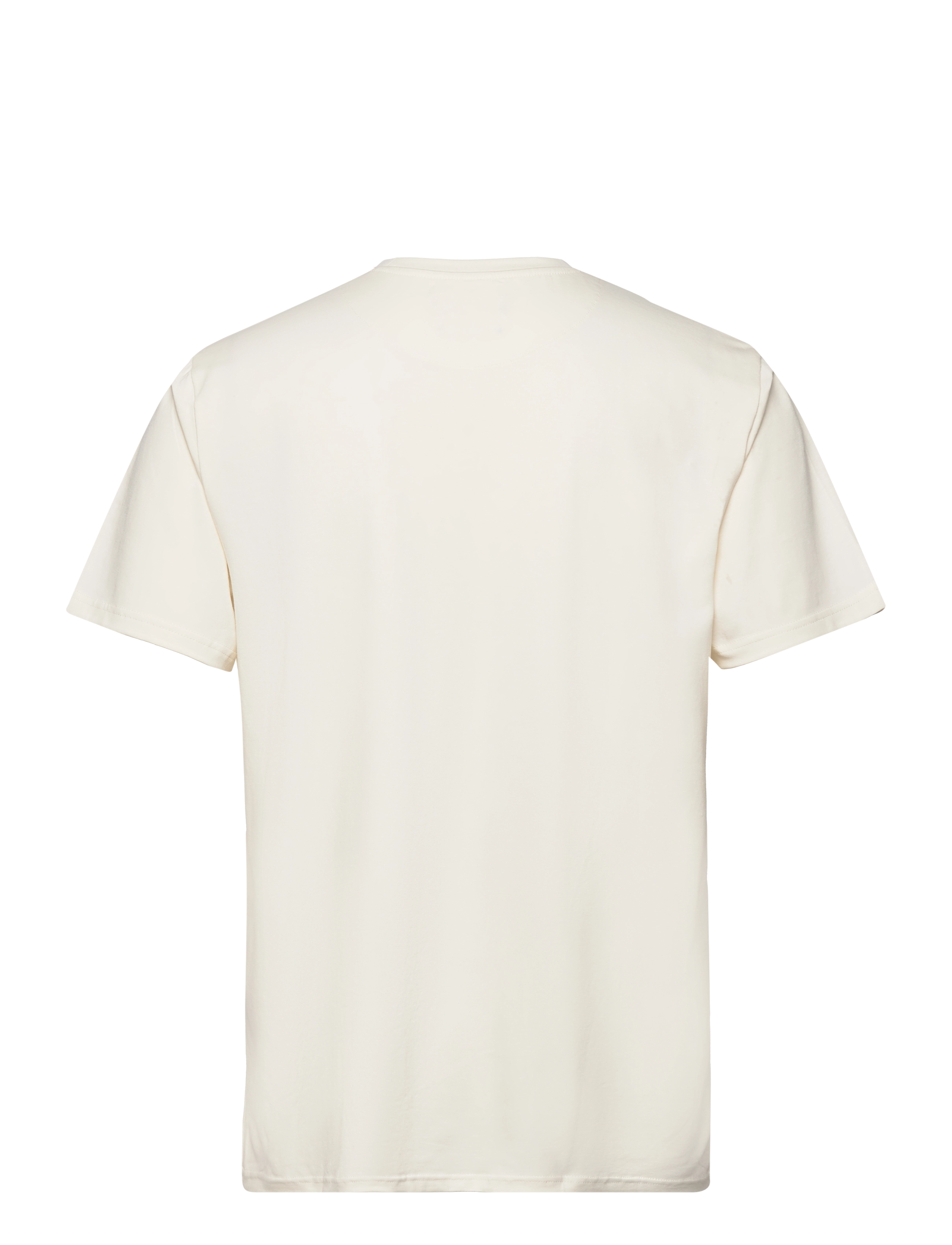 Clean Cut Copenhagen - Cross Logo Organic Tee - ecru - 2