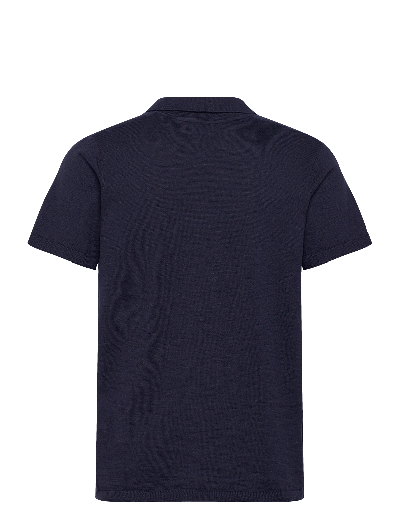 Clean Cut Copenhagen - Thomas knitted polo - kurzärmelig - navy - 2