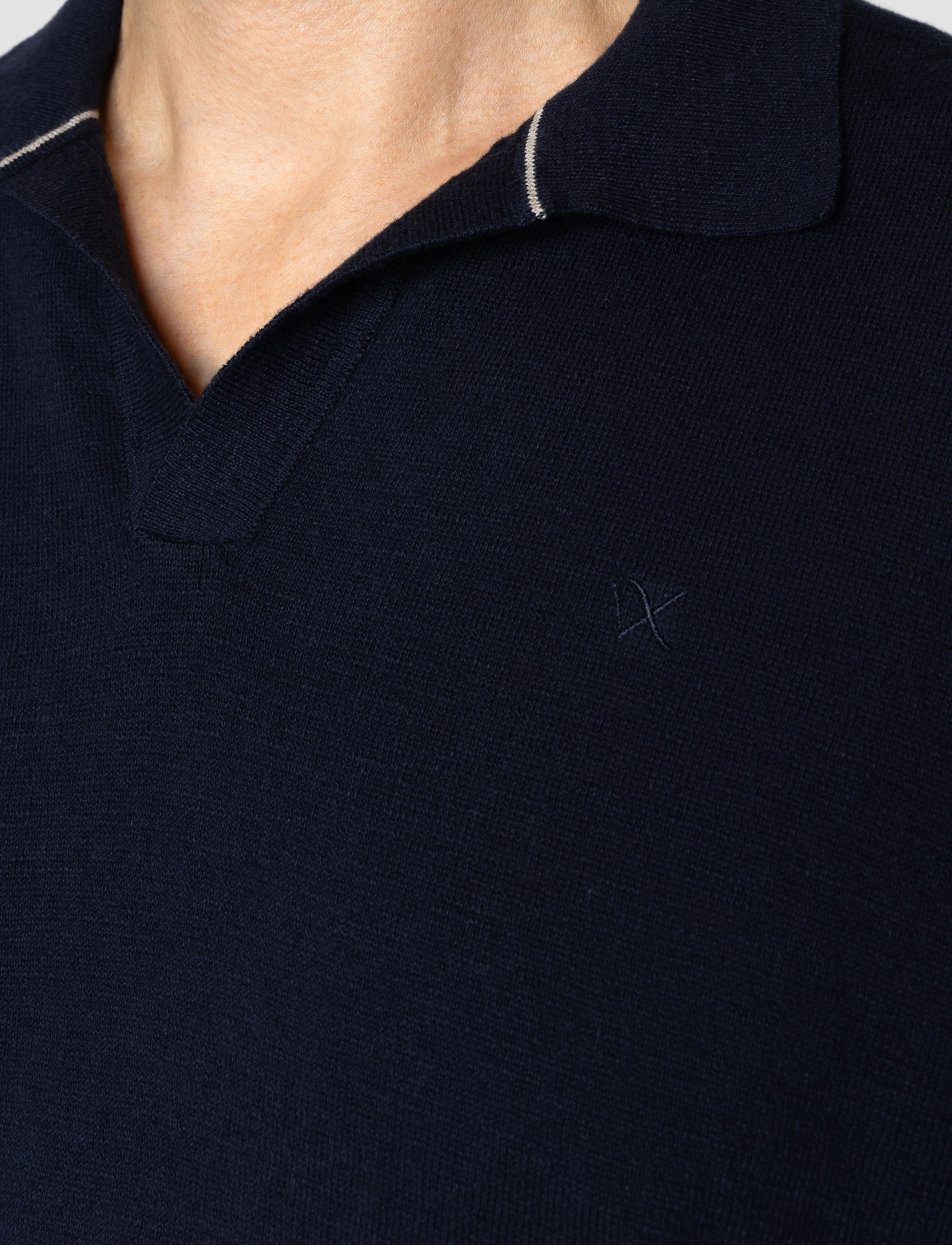 Clean Cut Copenhagen - Thomas knitted polo - navy - 3