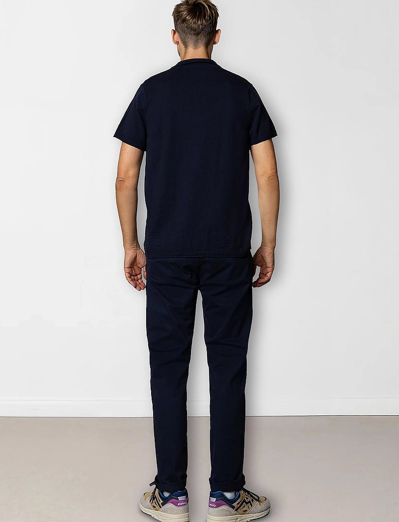 Clean Cut Copenhagen - Thomas knitted polo - kurzärmelig - navy - 5