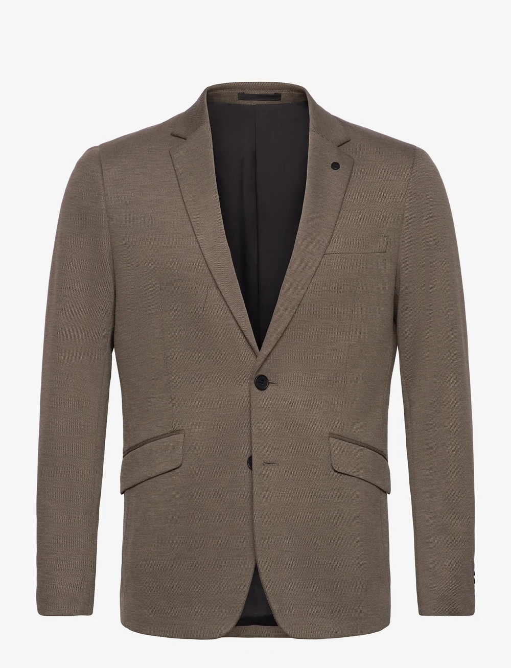 Clean Cut Copenhagen - Brendon Jersey Blazer - blazere - dark khaki - 1