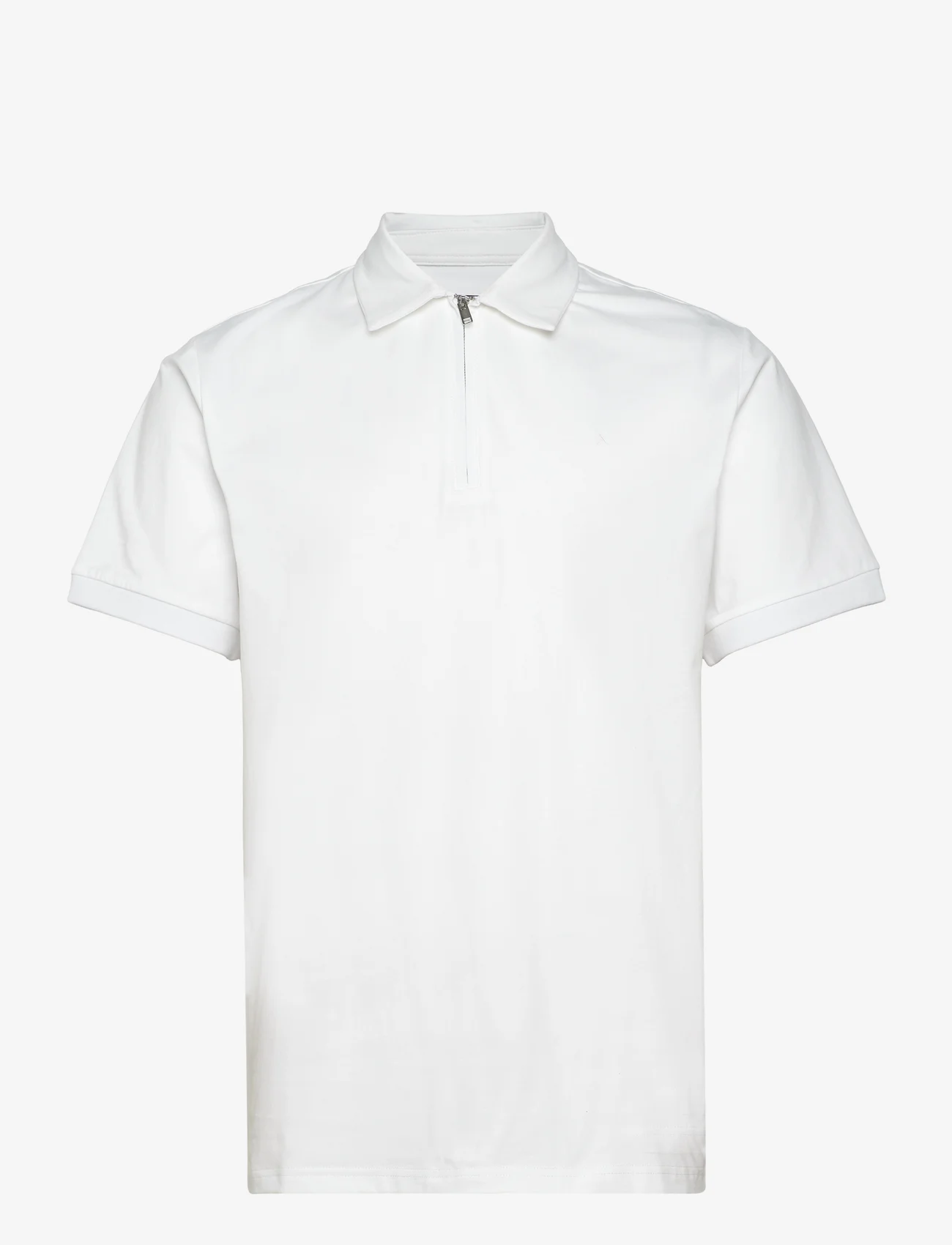 Clean Cut Copenhagen - Clean Formal Polo S/S - polo marškinėliai trumpomis rankovėmis - white - 0