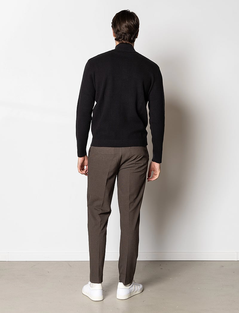 Clean Cut Copenhagen - Oscar half-zip knit - pullover mit halbem reißverschluss - navy - 5