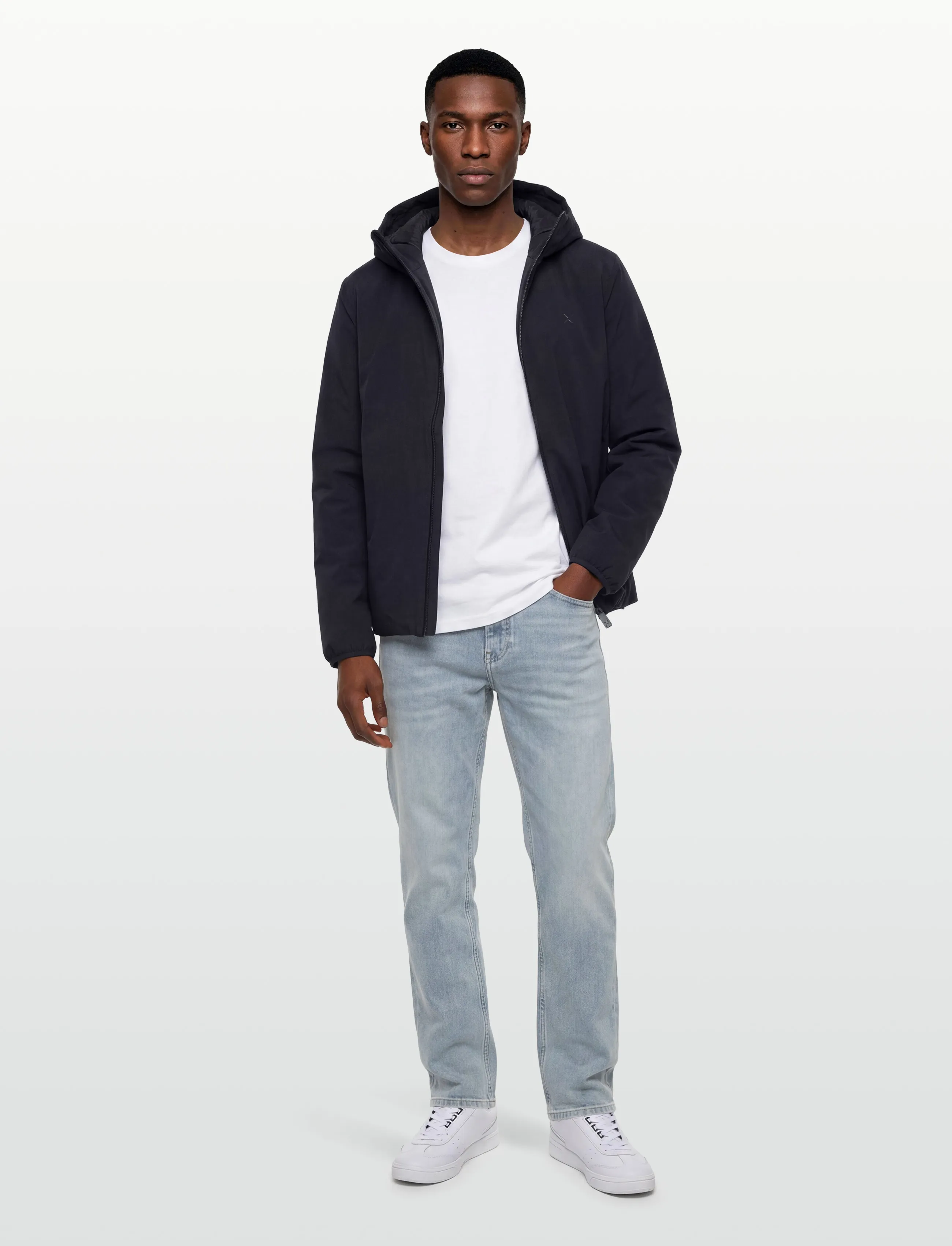 Clean Cut Copenhagen Mathias Jacket, L, Jackets, Marineblau - Light Männerswear