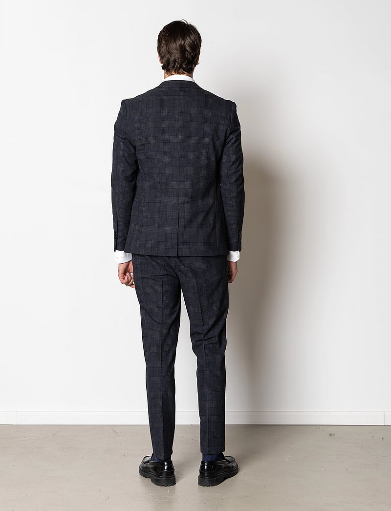 Clean Cut Copenhagen - Copenhagen XO Valdemar pants - vabaaja püksid - navy check - 5