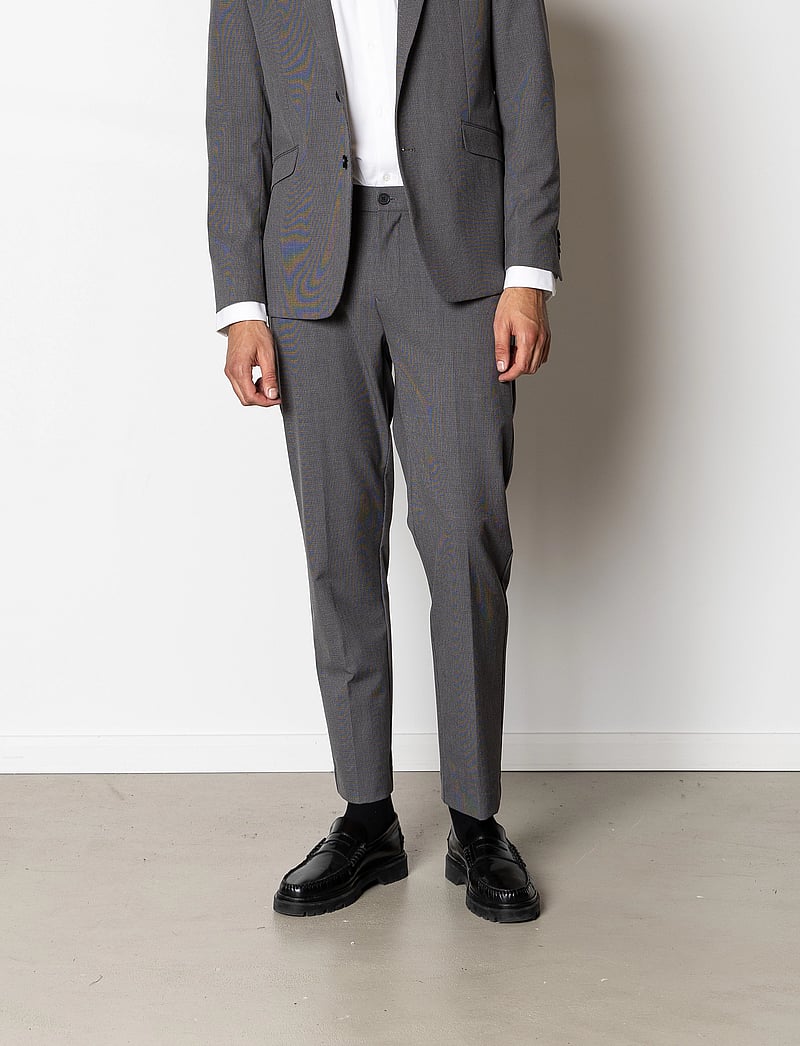 Clean Cut Copenhagen - Copenhagen XO Conrad pants - habitbukser - grey check - 0