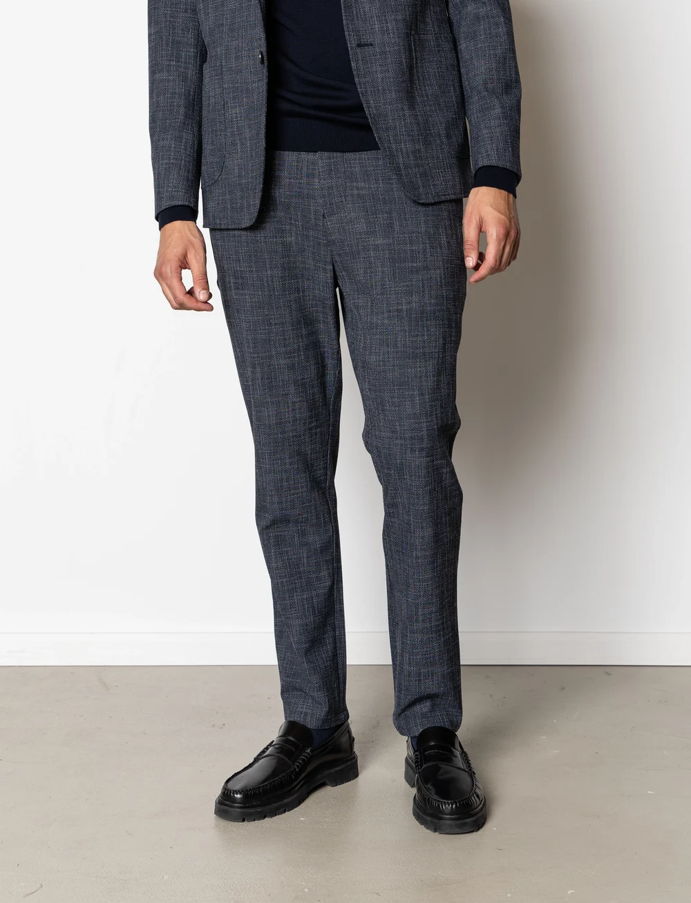 Clean Cut Copenhagen - Copenhagen XO Marius pants - casual - navy melange - 0