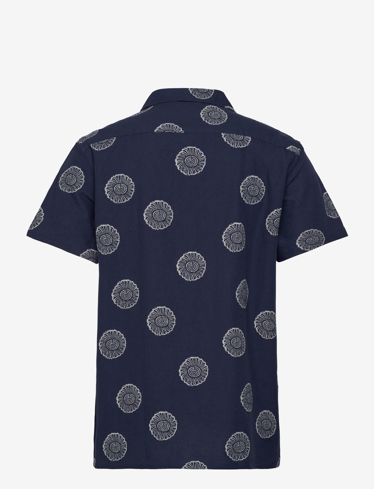 Clean Cut Copenhagen - Bowling Miller shirt SS - kurzarmhemden - navy - 2