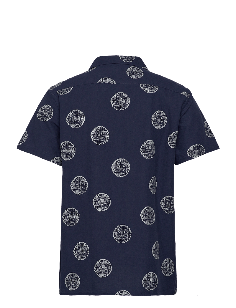 Clean Cut Copenhagen - Bowling Miller shirt SS - kurzarmhemden - navy - 2
