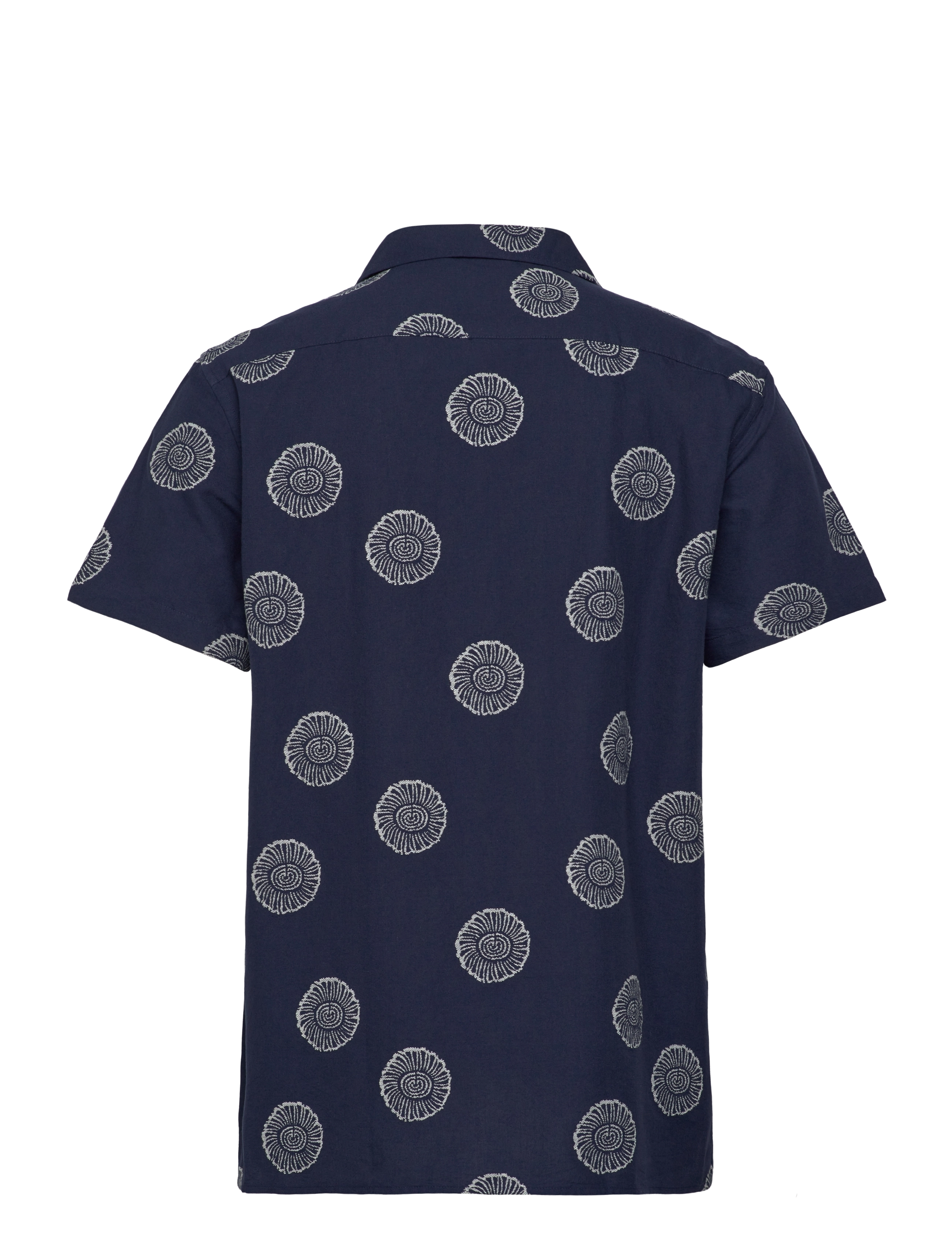 Clean Cut Copenhagen - Bowling Miller shirt SS - kortärmade skjortor - navy - 2