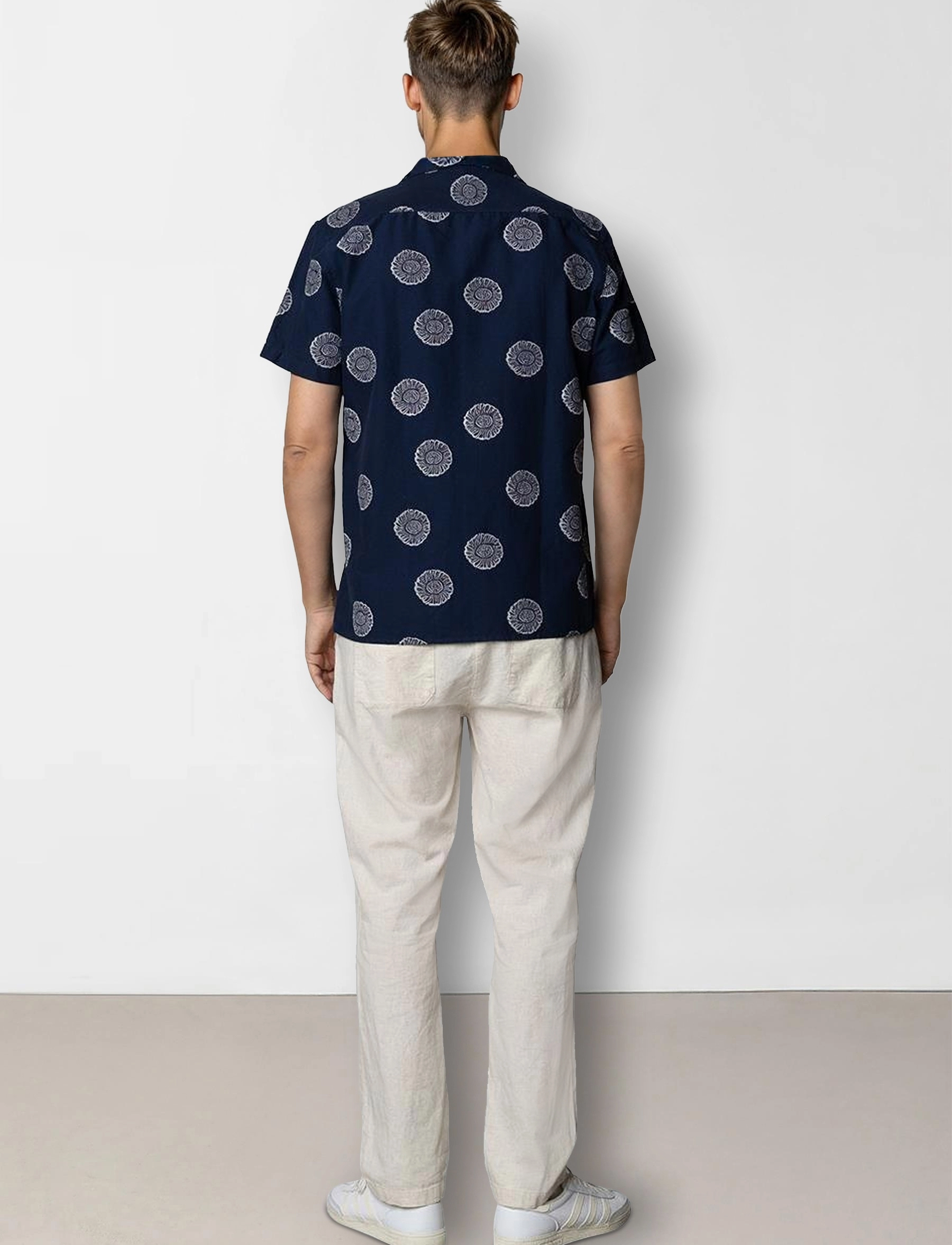 Clean Cut Copenhagen - Bowling Miller shirt SS - kortärmade skjortor - navy - 5