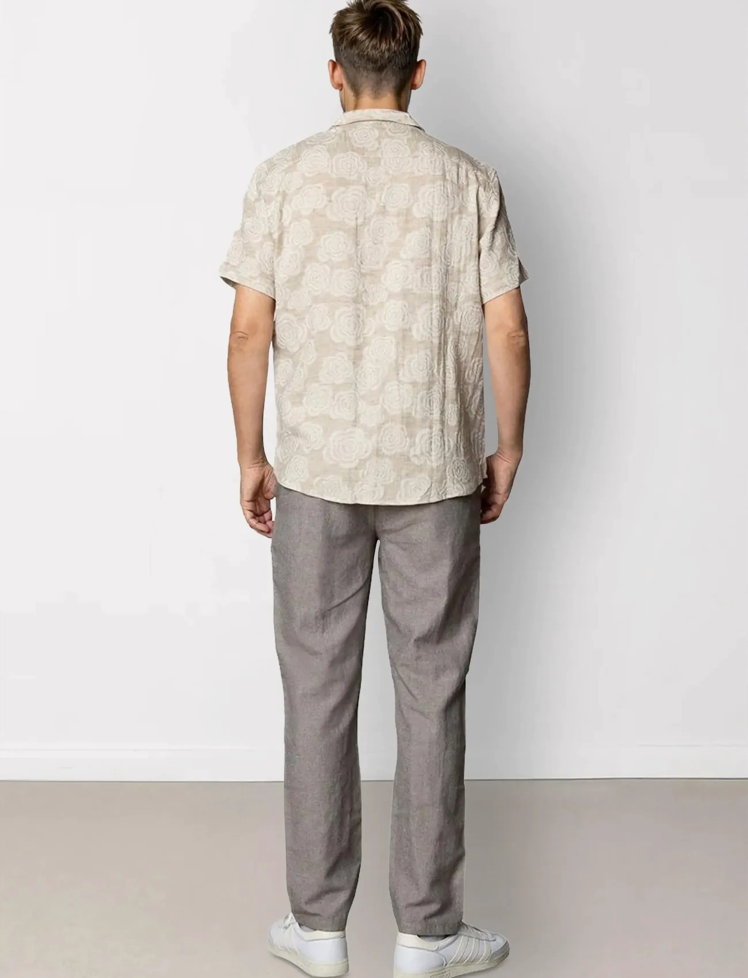 Clean Cut Copenhagen - Copenhagen Roman linen pants - pantalons en lin - khaki melange - 5