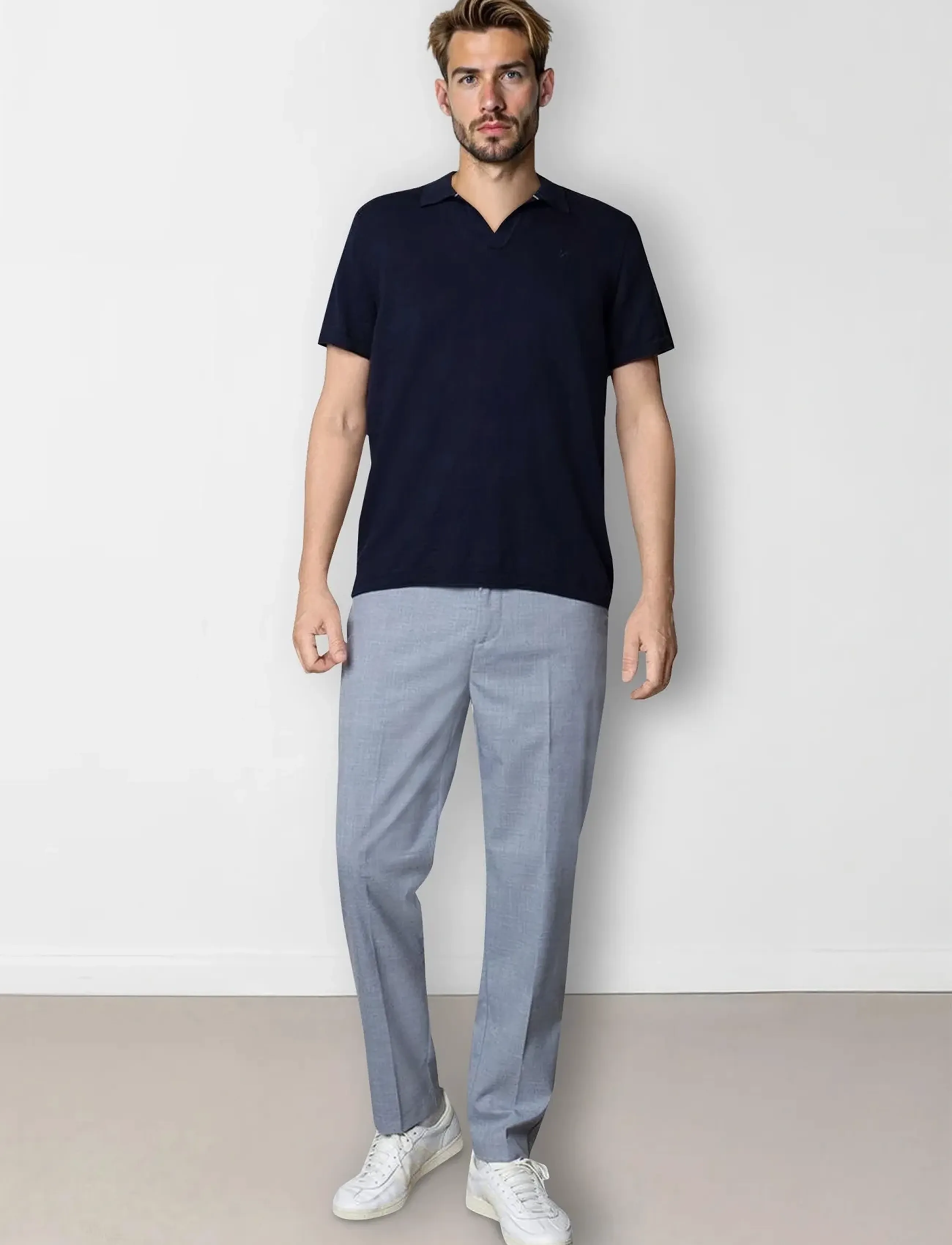 Clean Cut Copenhagen - Copenhagen William pants - pantalons habillés - light blue melange - 3