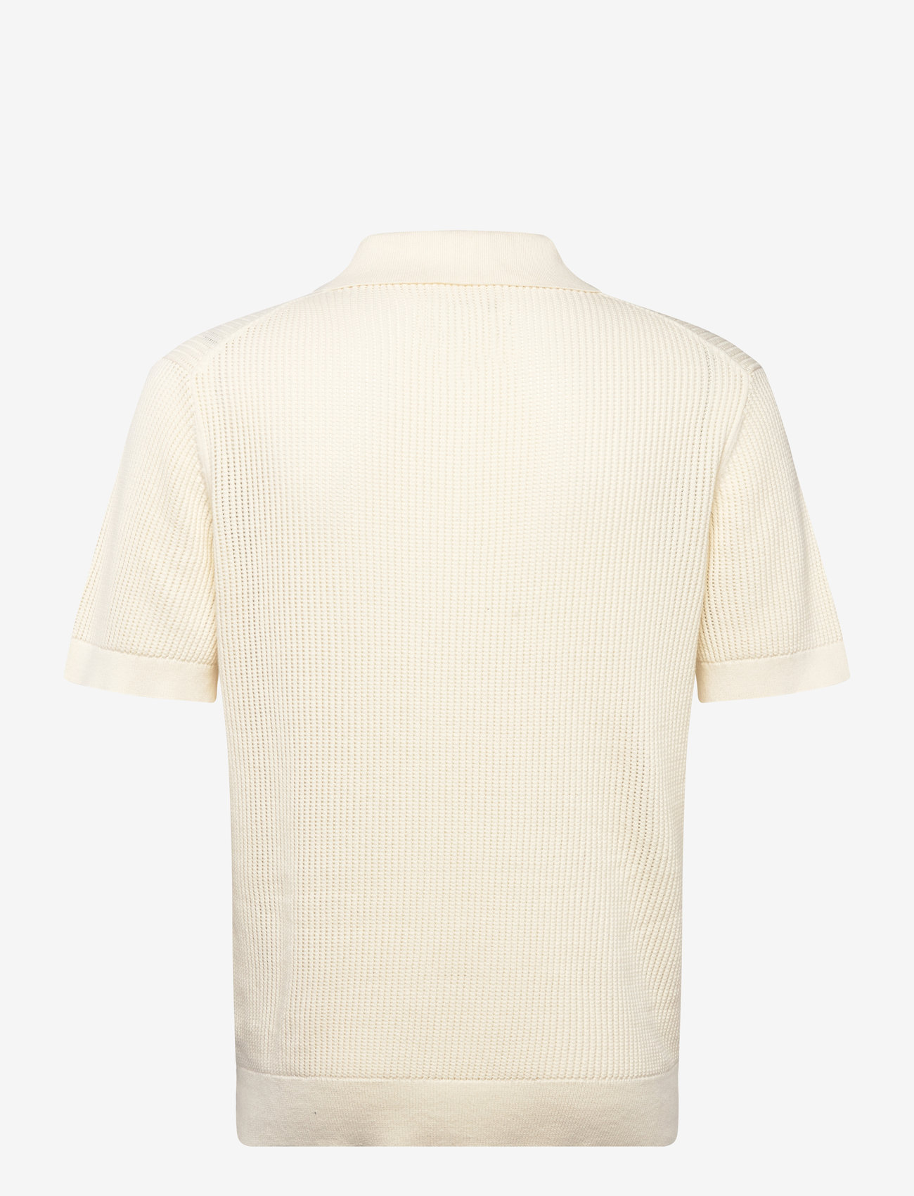 Clean Cut Copenhagen - Oliver knitted polo - gestrickte polohemden - ecru - 2